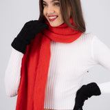 Guantes manga tejida