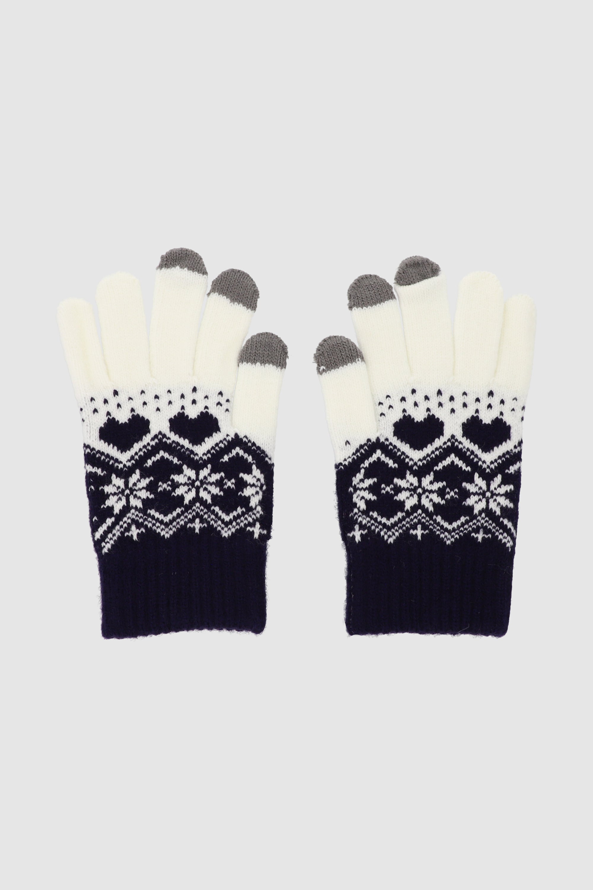 Guantes print invernal BLANCO