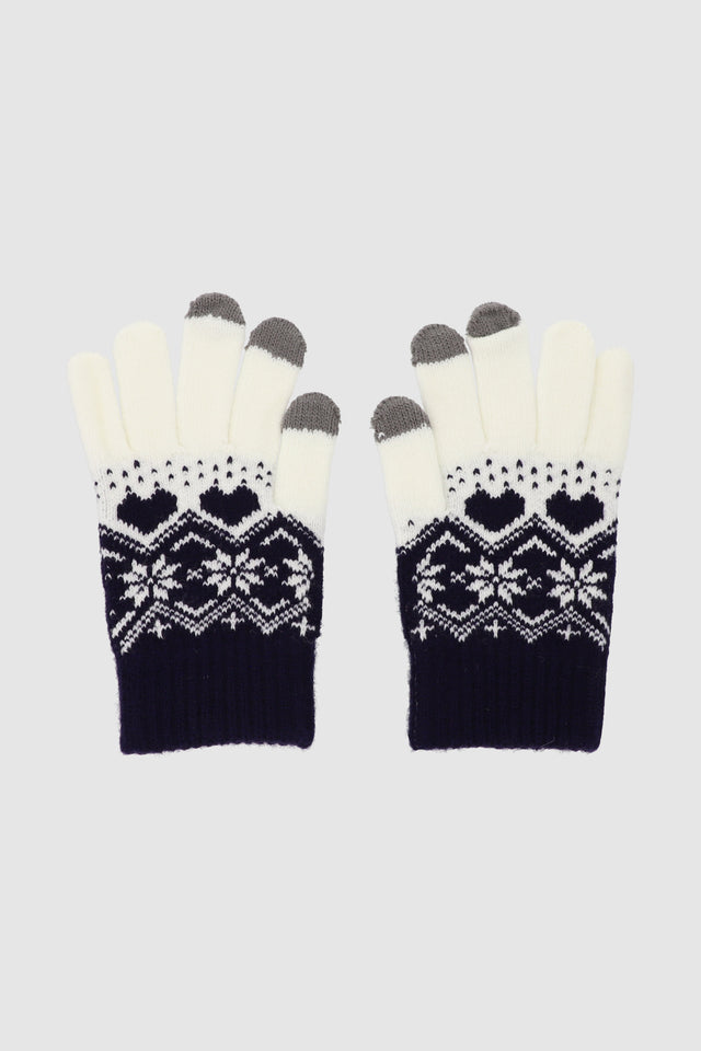 Guantes print invernal