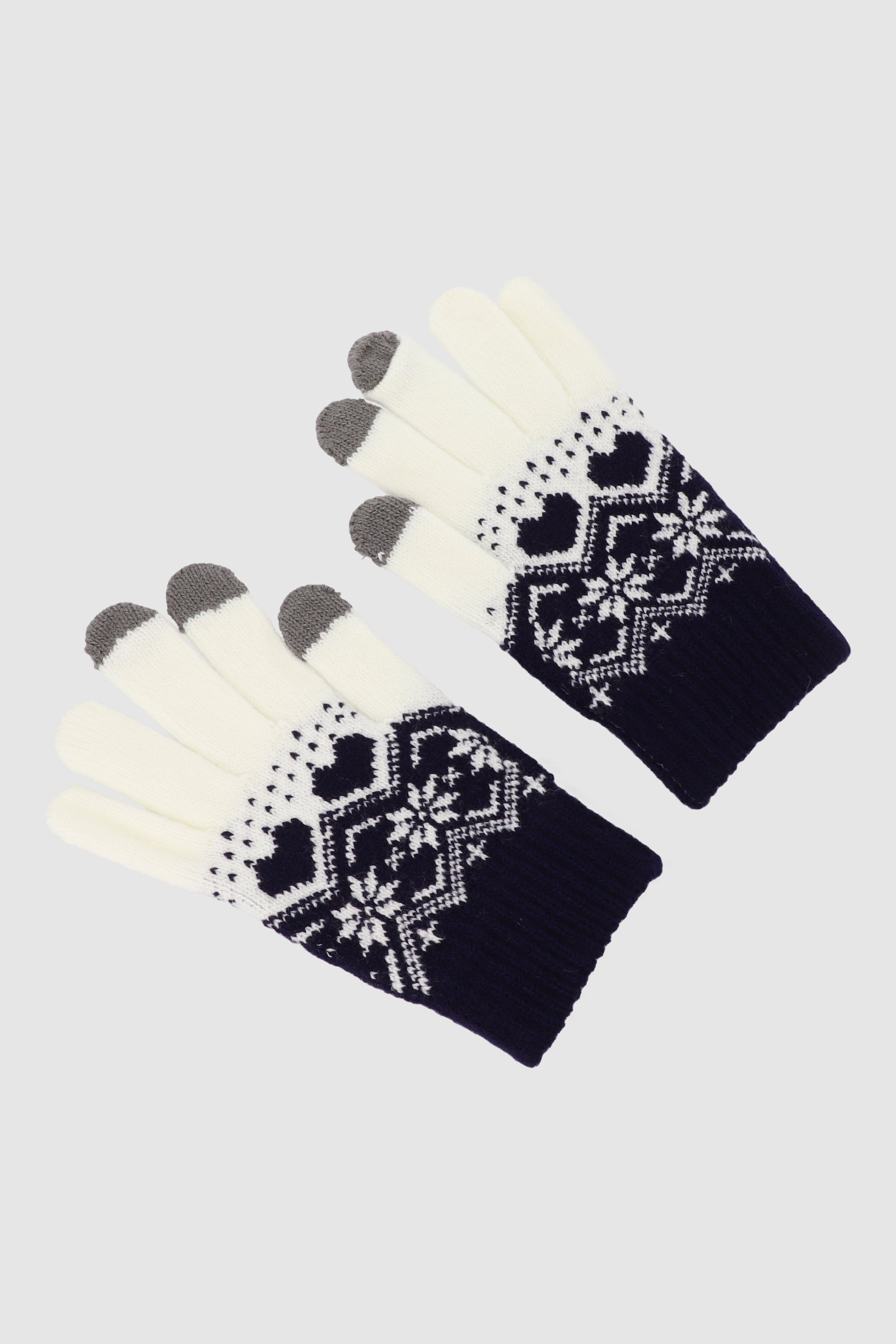 Guantes print invernal BLANCO