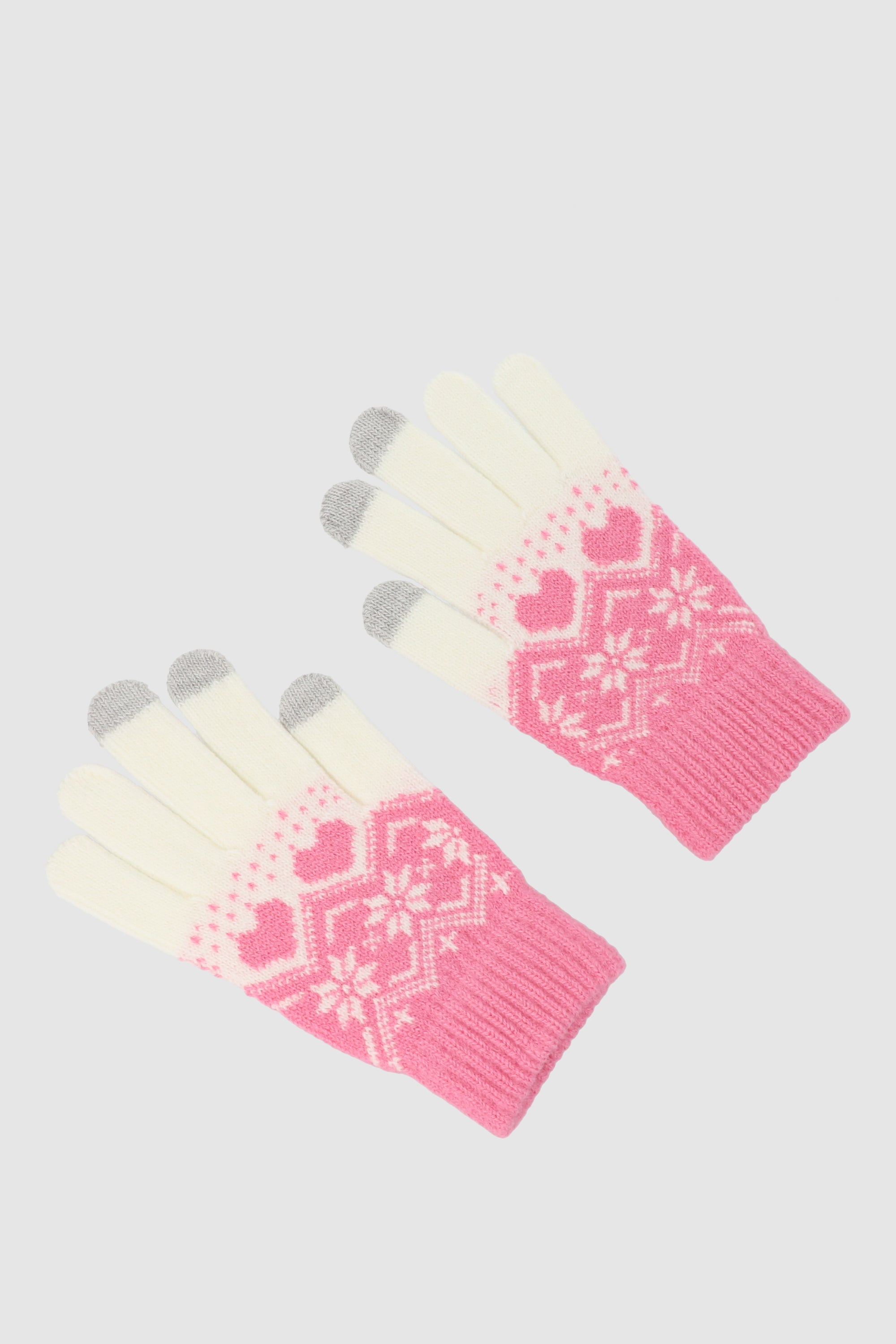 Guantes print invernal ROSA