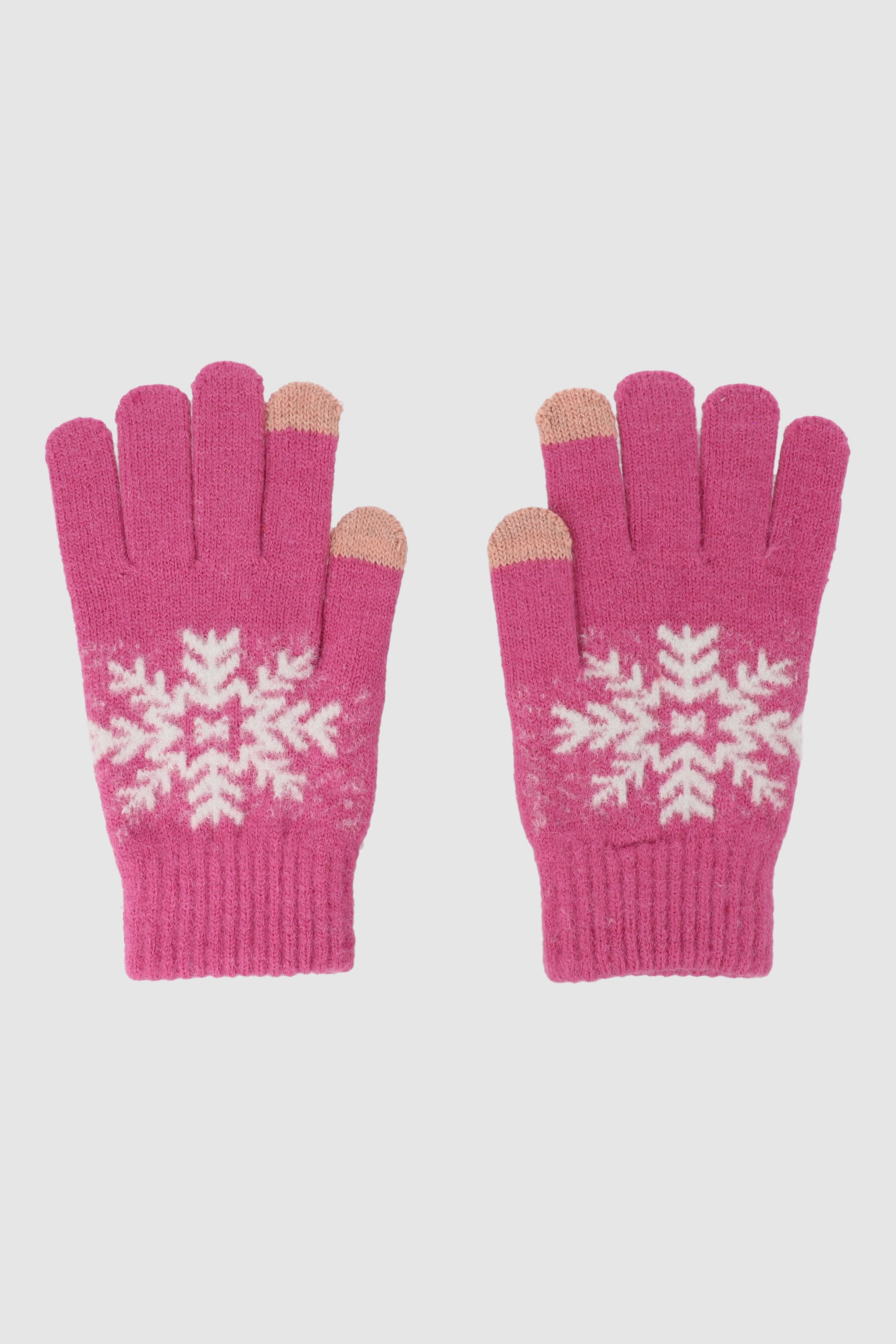 Guantes print copo ROSA