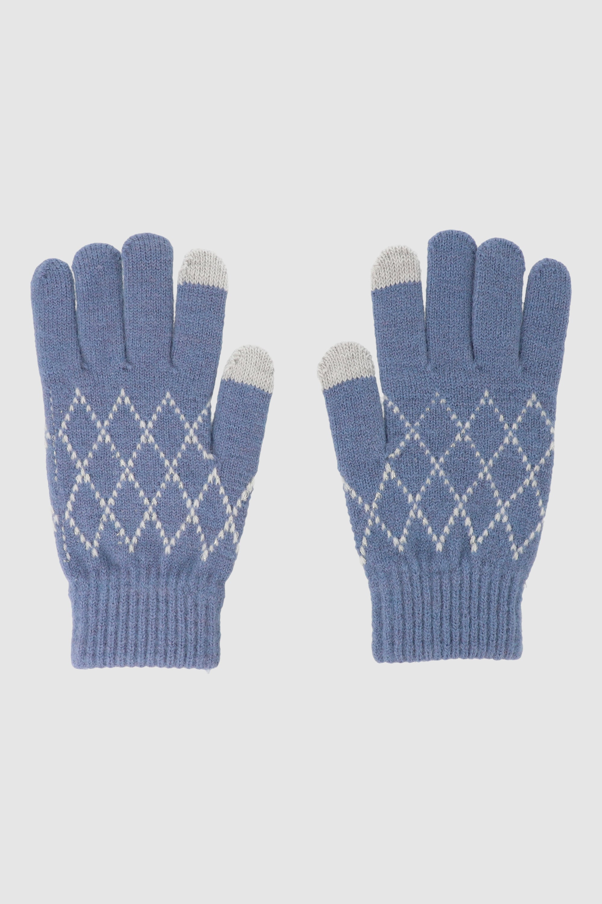 Guantes rombos AZUL