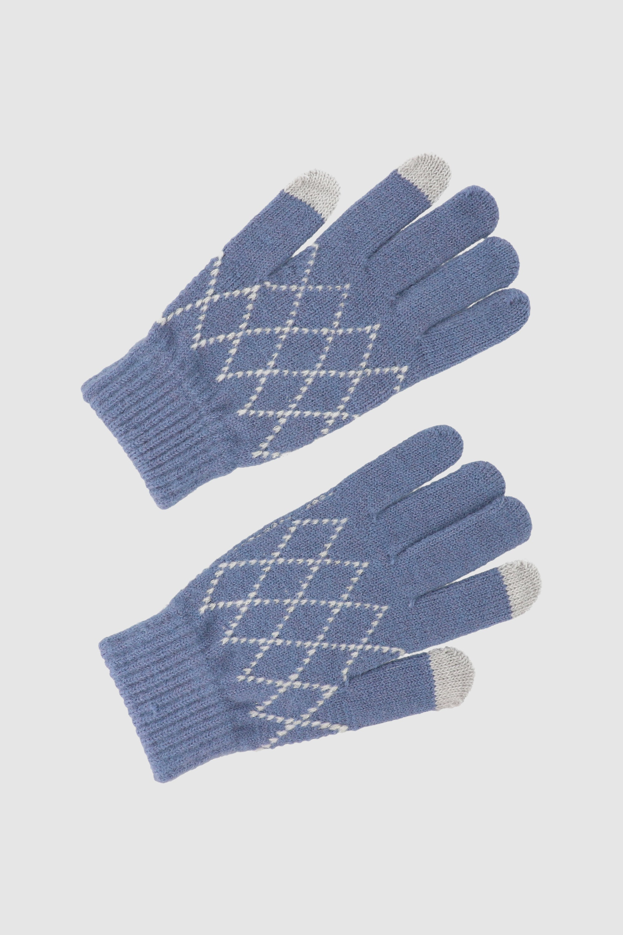 Guantes rombos AZUL