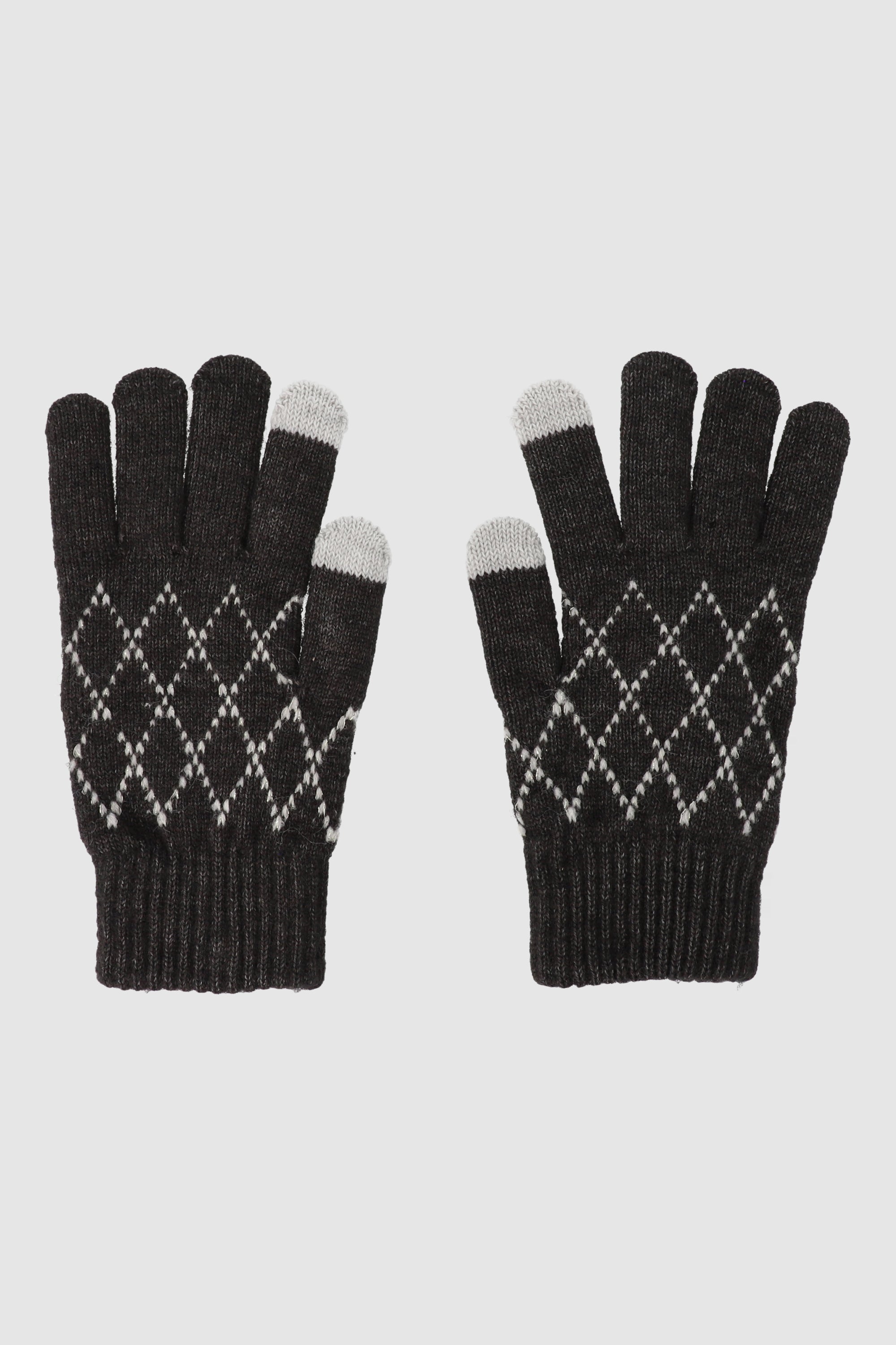 Guantes rombos GRIS