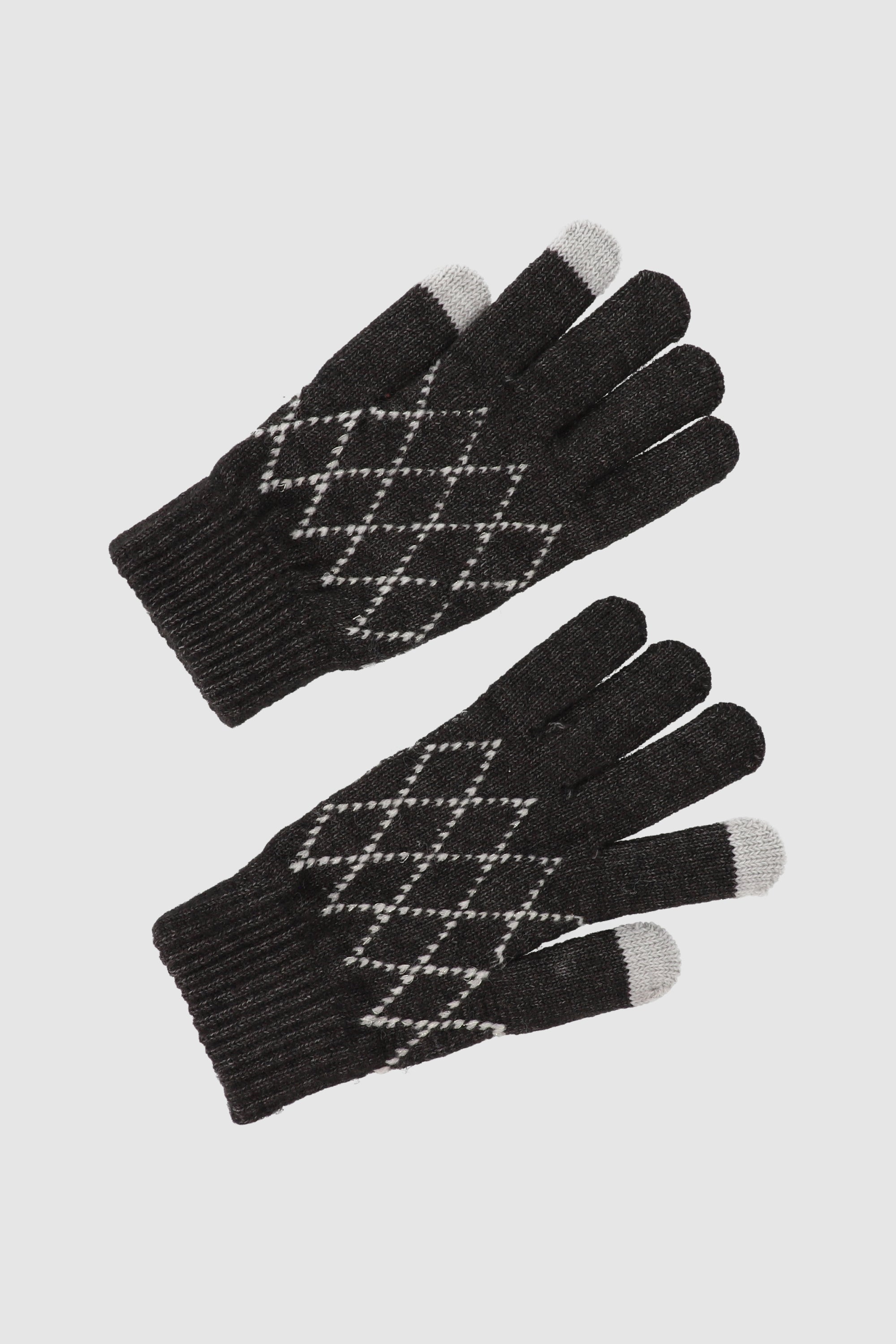 Guantes rombos GRIS