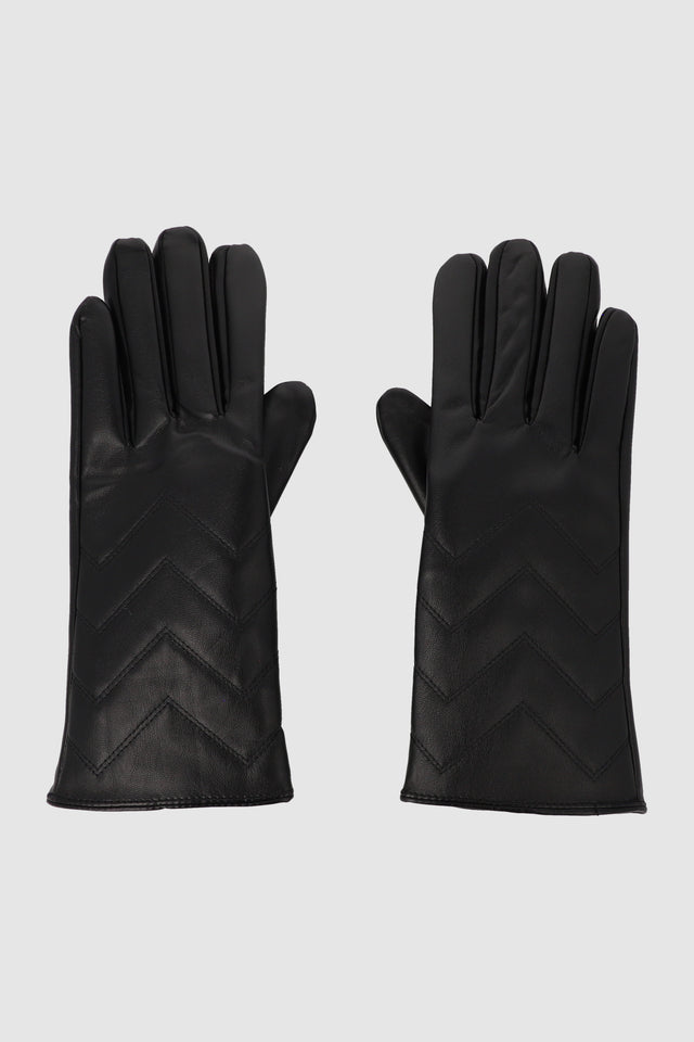 Guantes PU zigzag