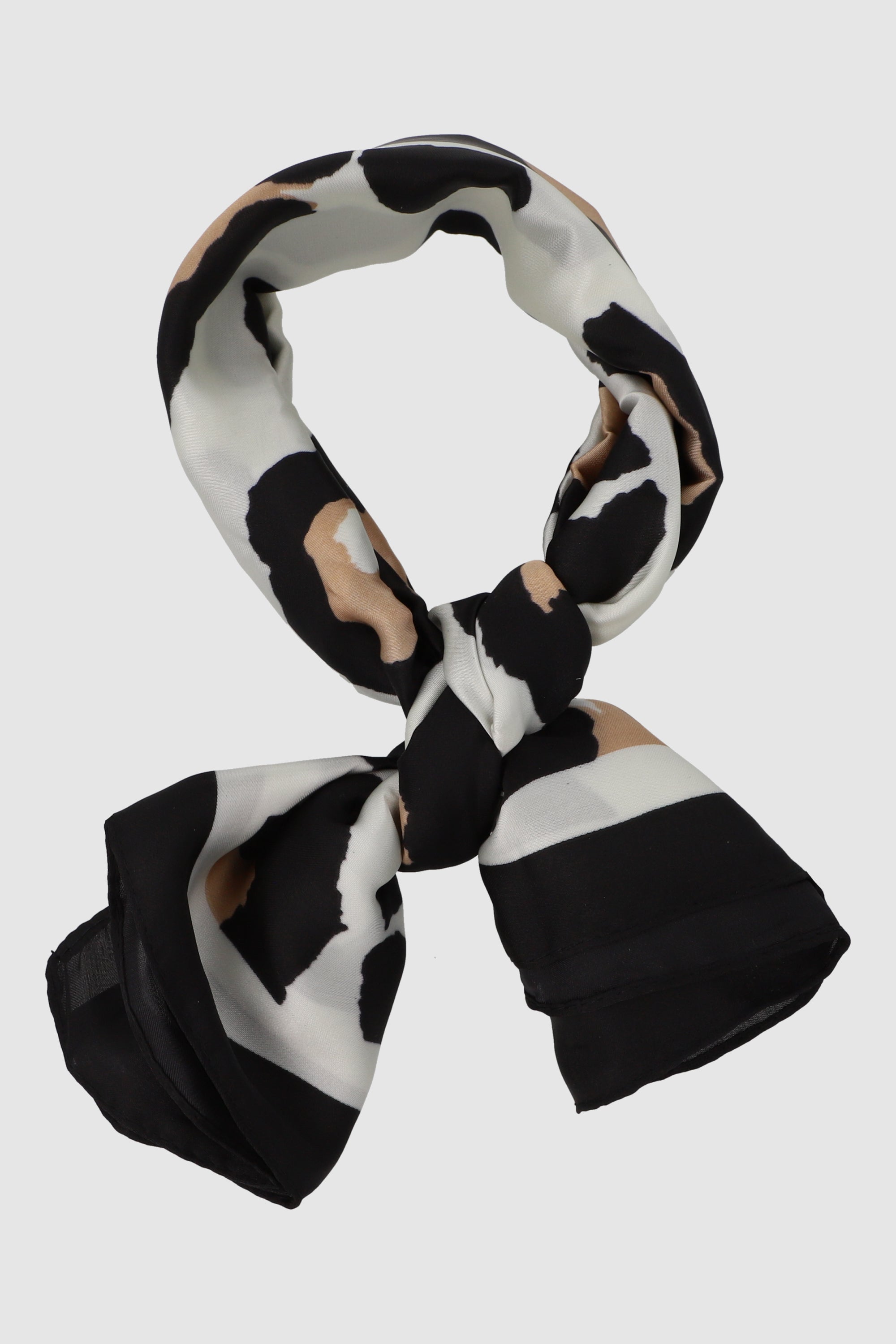 Pañuelo animal print NEGRO