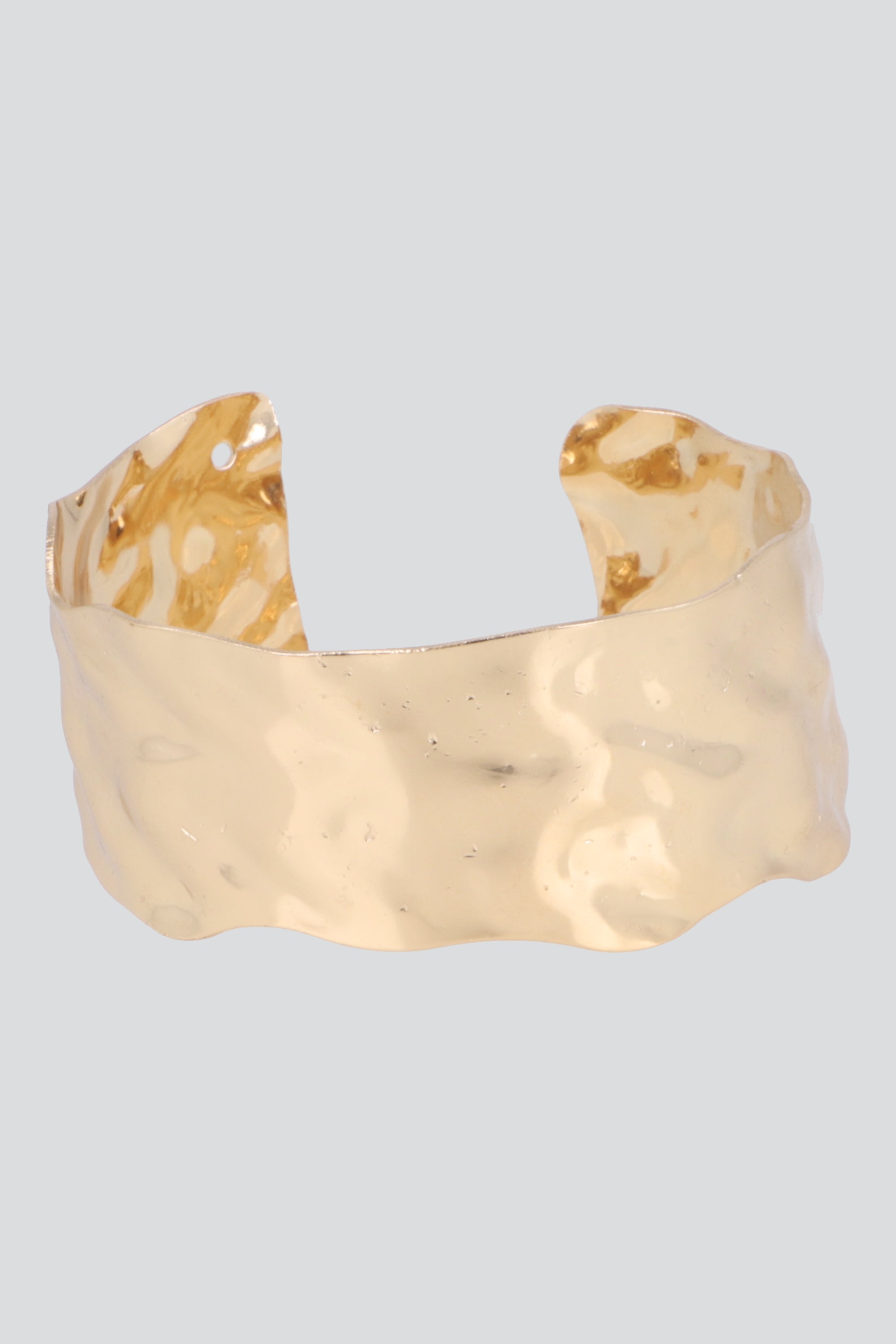 Cuff Metal Martelinado ORO