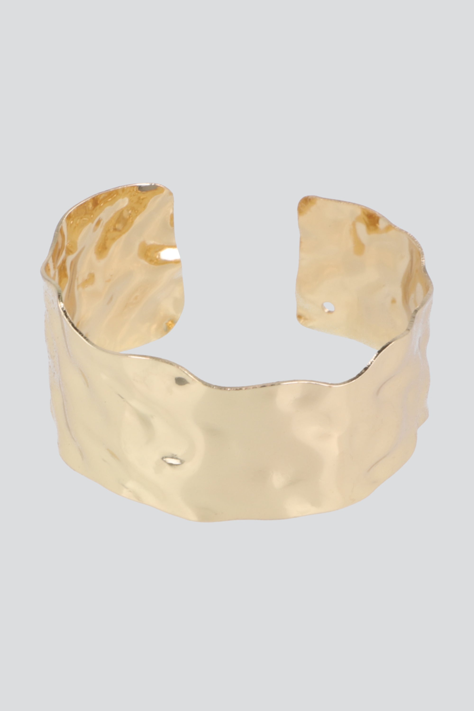 Cuff Metal Martelinado ORO