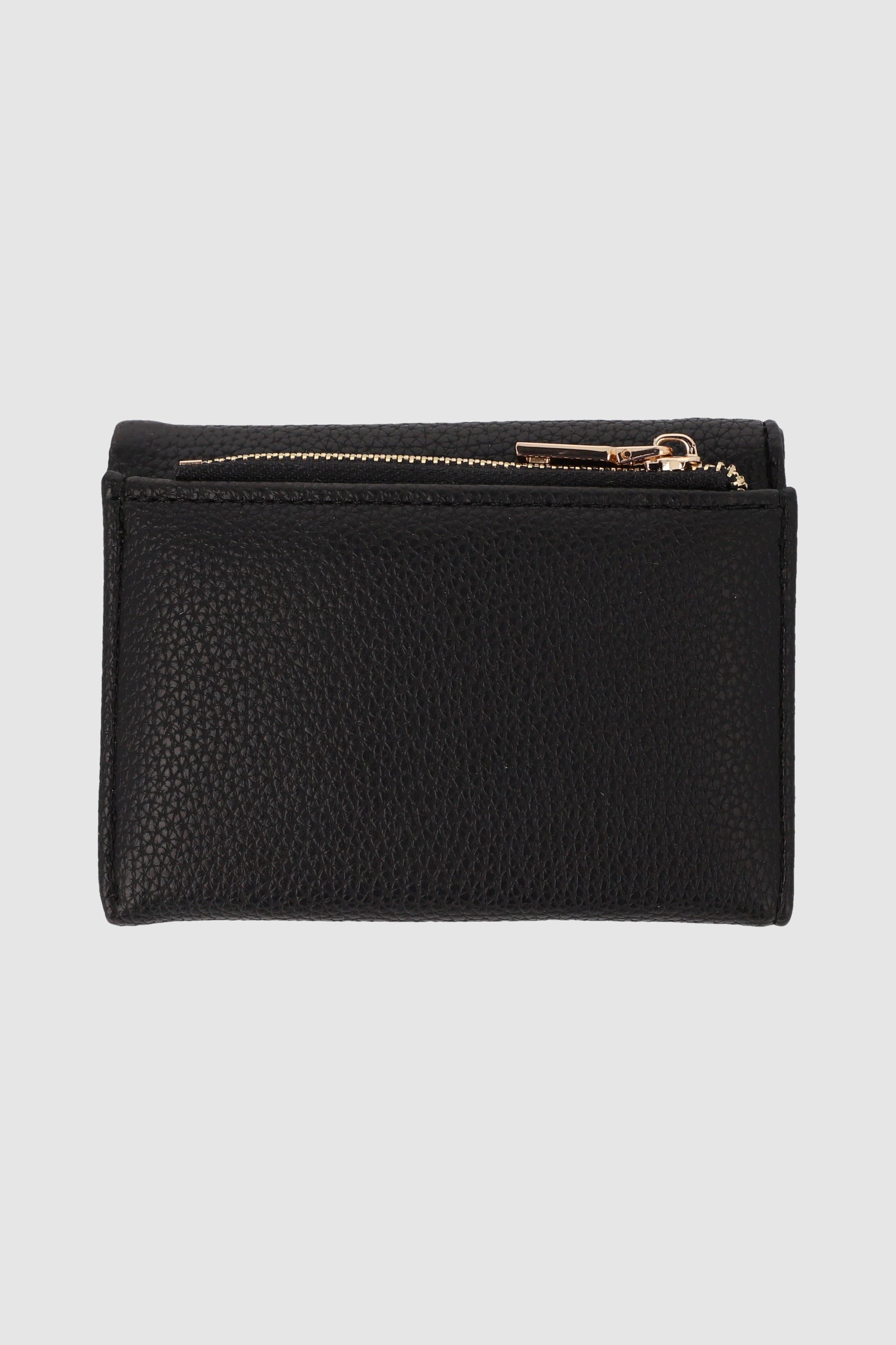 Cartera plegable cierre NEGRO