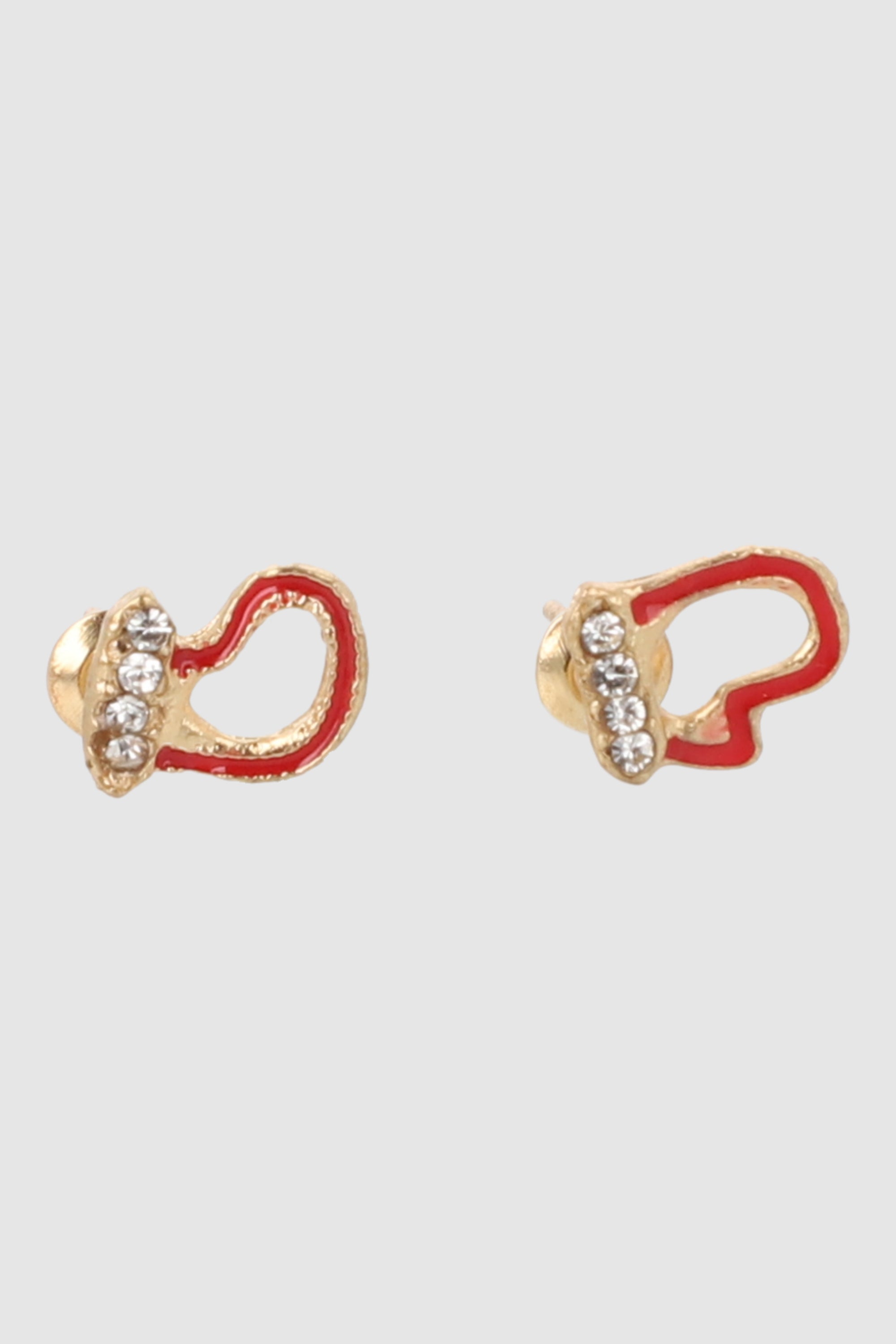 Aretes bota guante navideño ORO