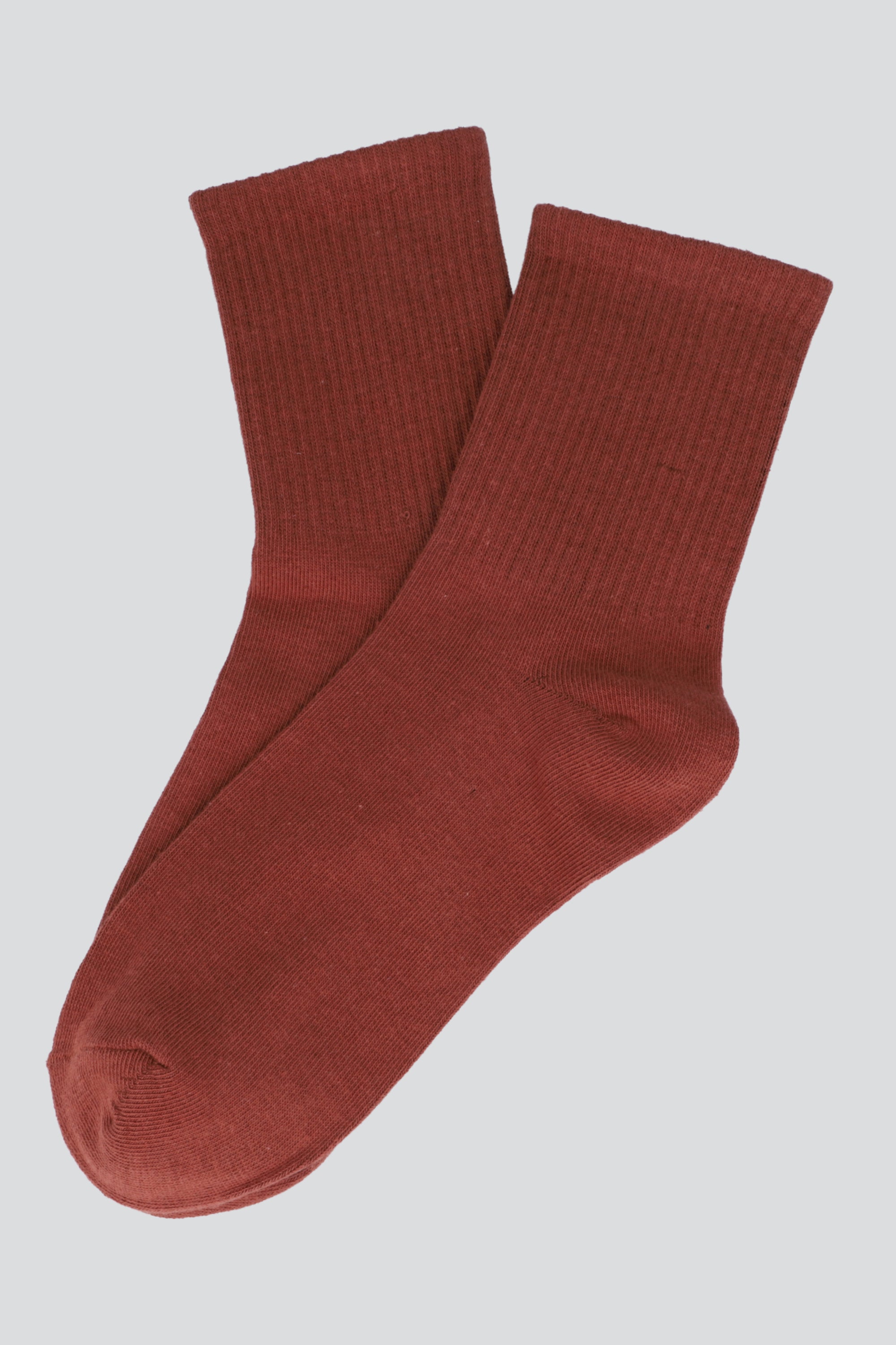Calcetin sencillo rib CAFE