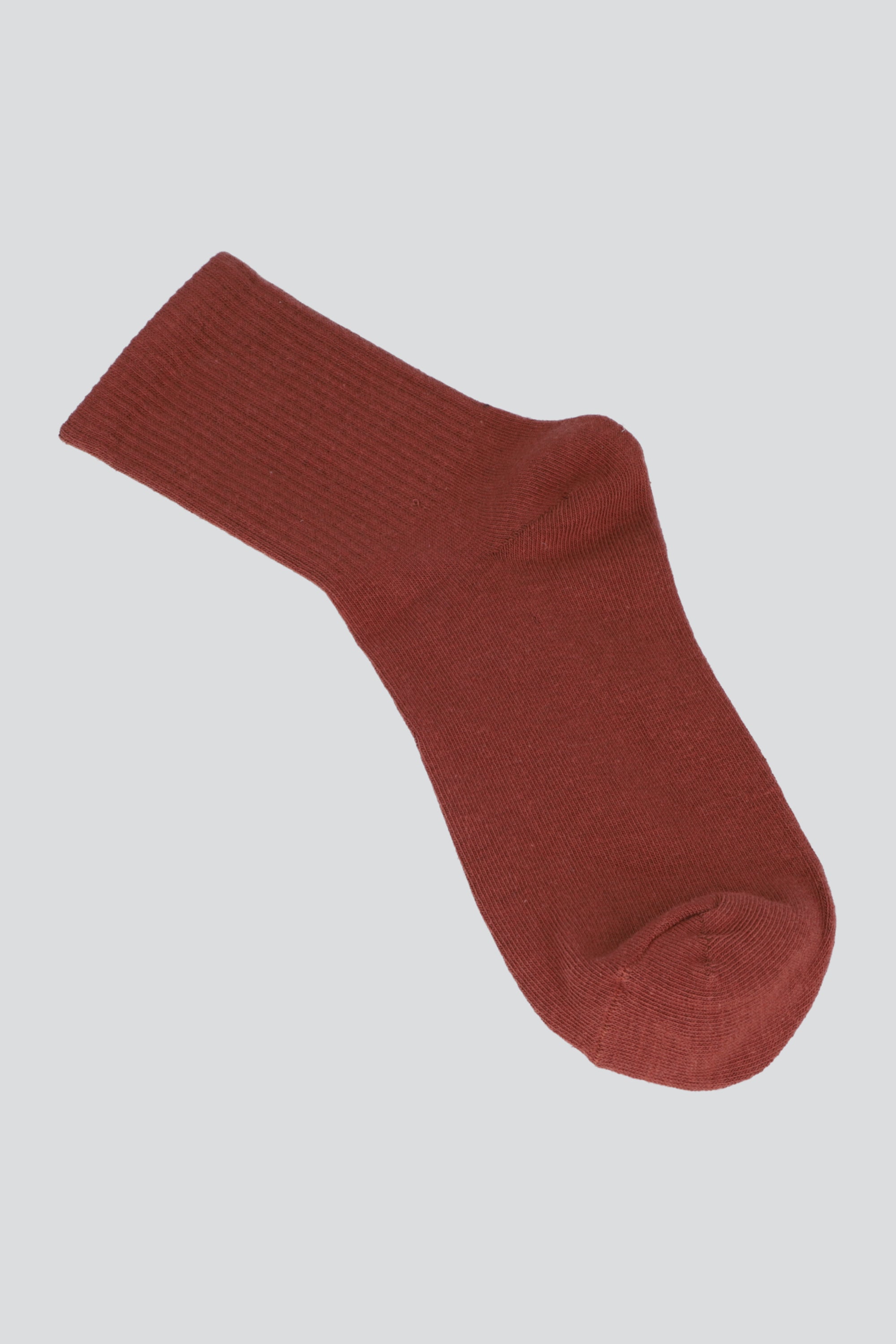 Calcetin sencillo rib CAFE
