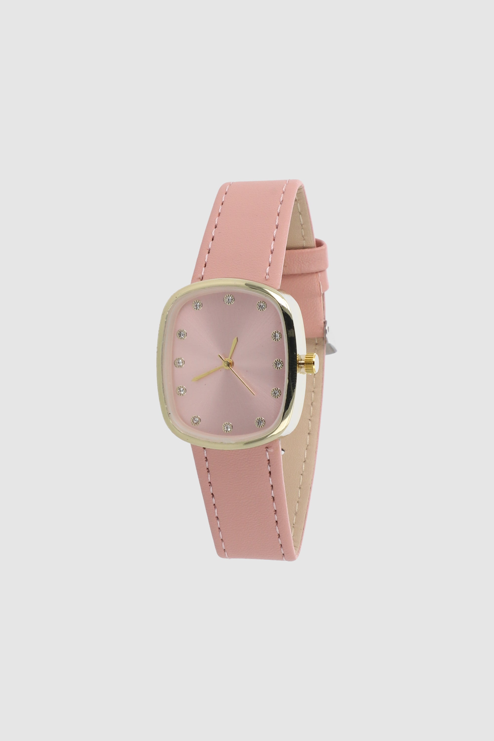 Reloj cara metalica ROSA