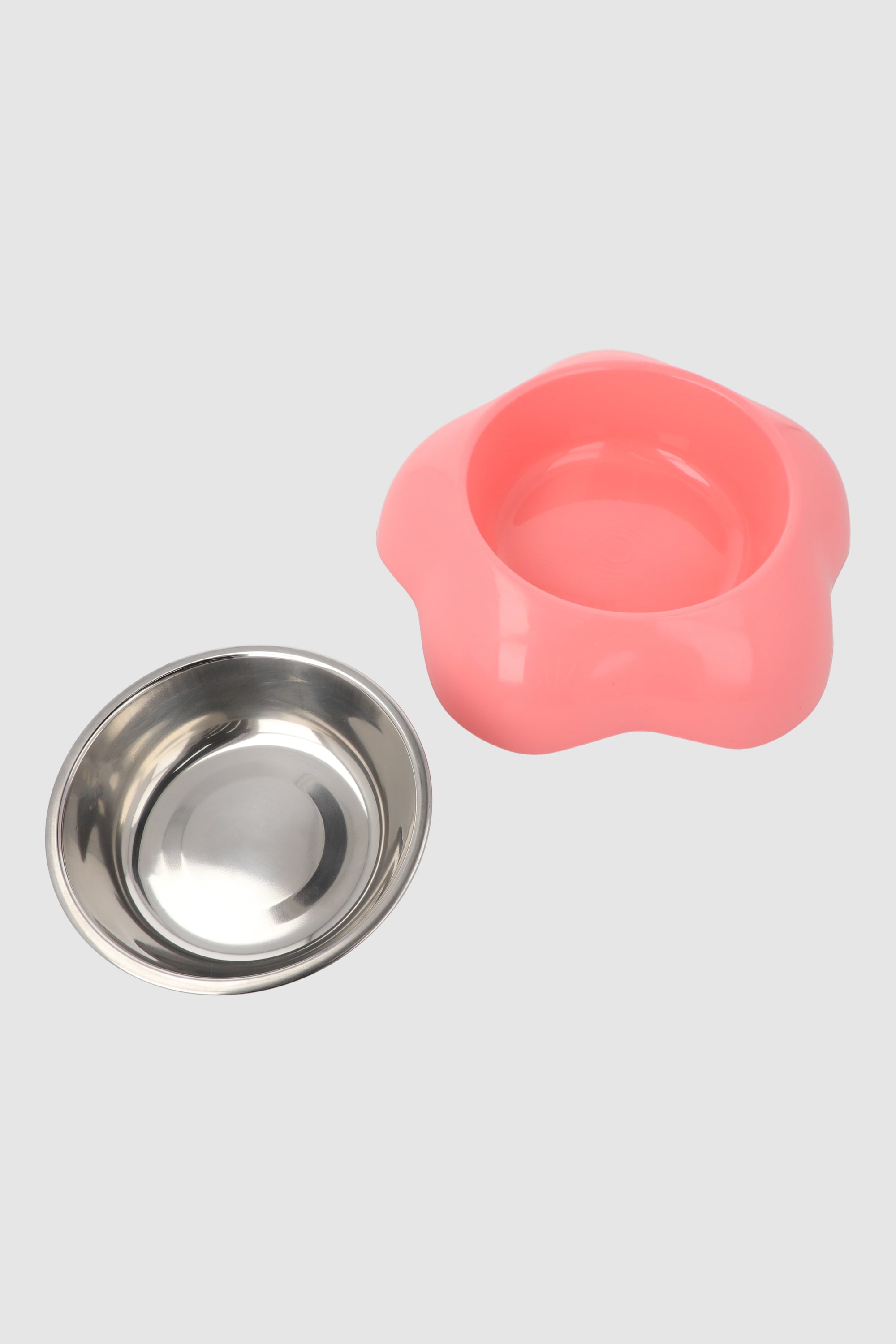 Plato para mascota flor ROSA