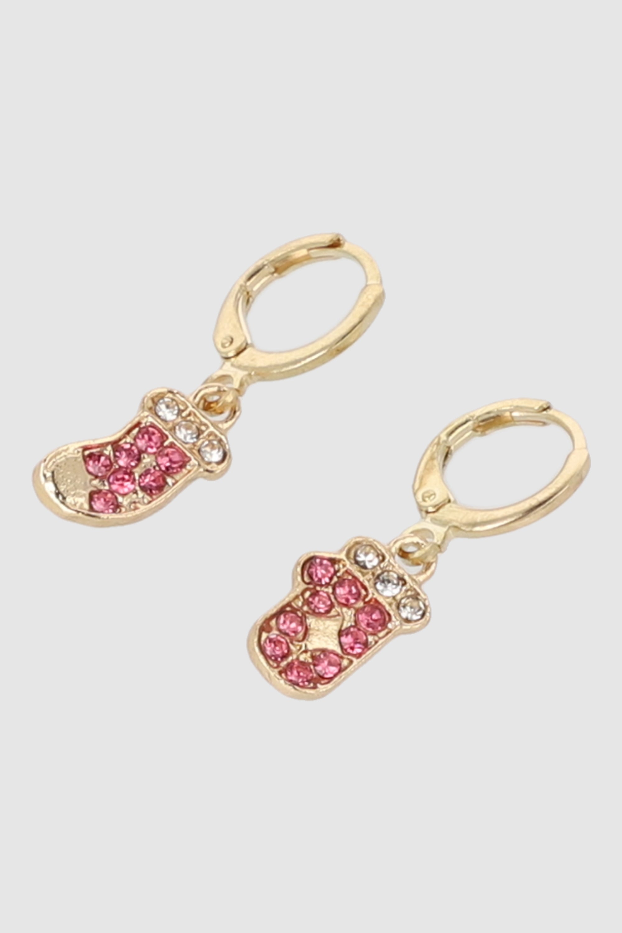 ARRACADAS BOTA NAVIDEÑA ORO