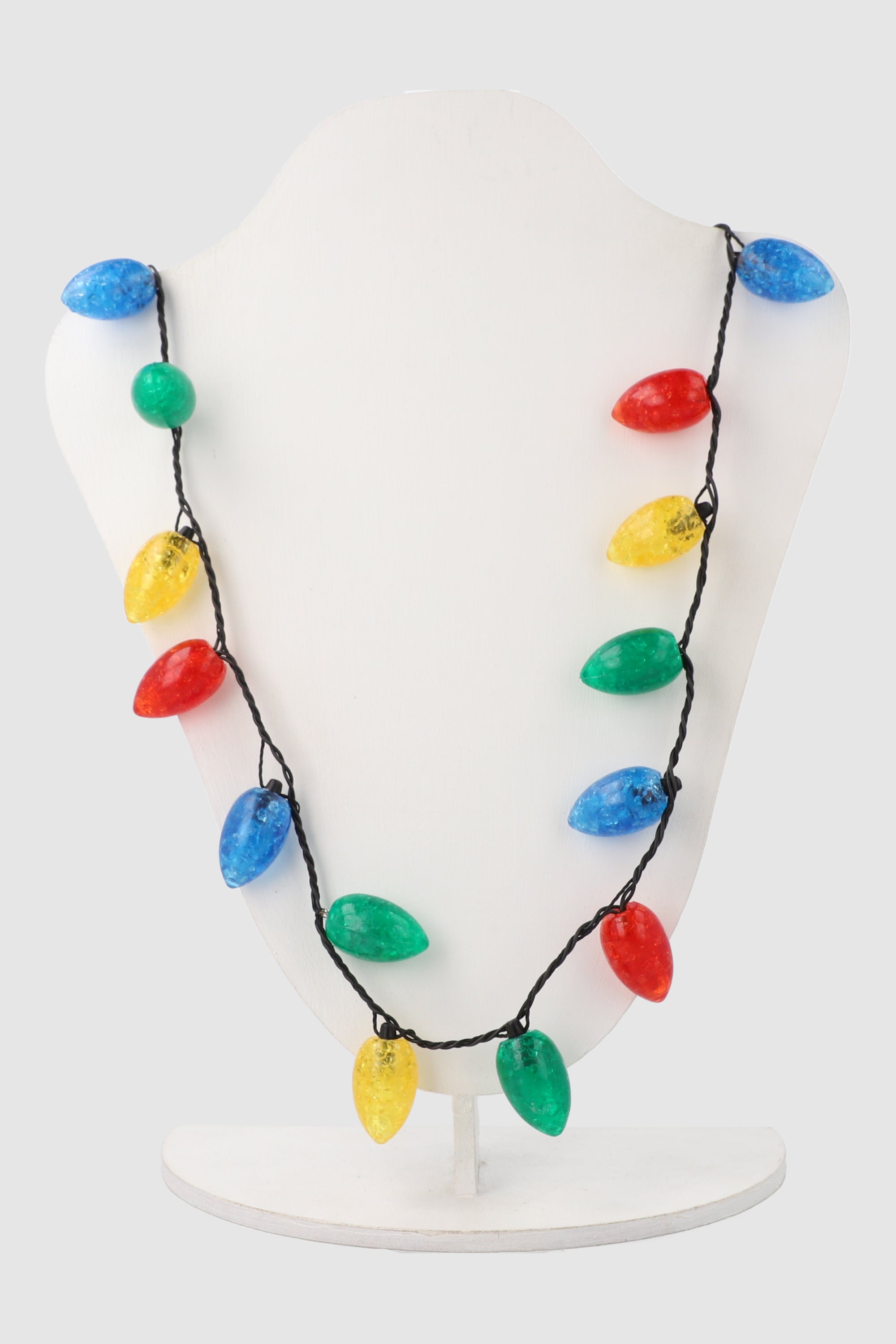 Collar focos navideños chicos luz MULTICOLOR