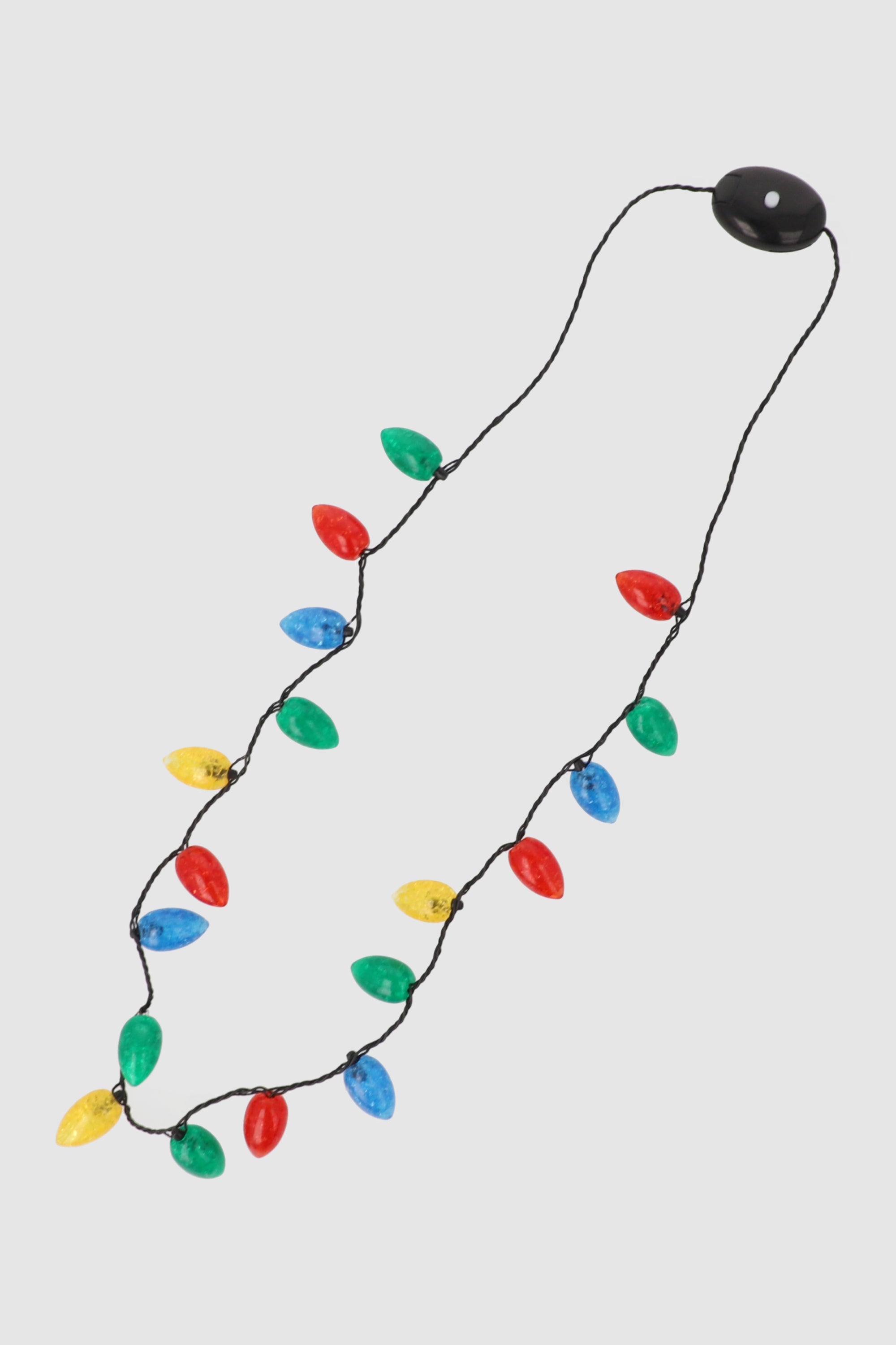 Collar focos navideños chicos luz MULTICOLOR