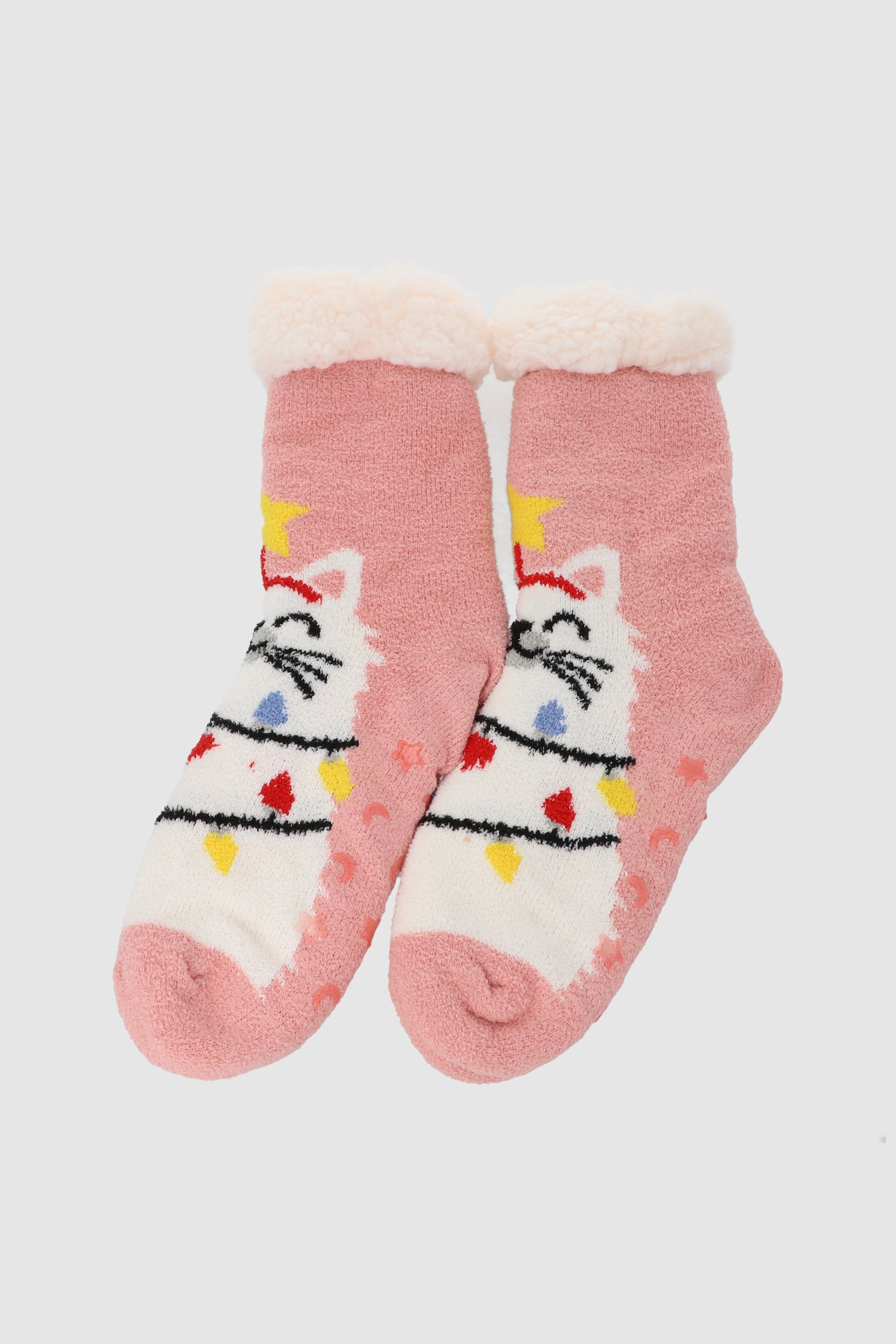 Pantucalceta gatito navideño ROSA