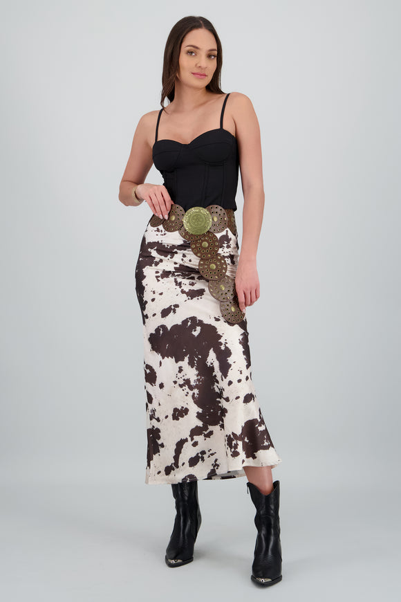 Cinturon circulos hebilla boho