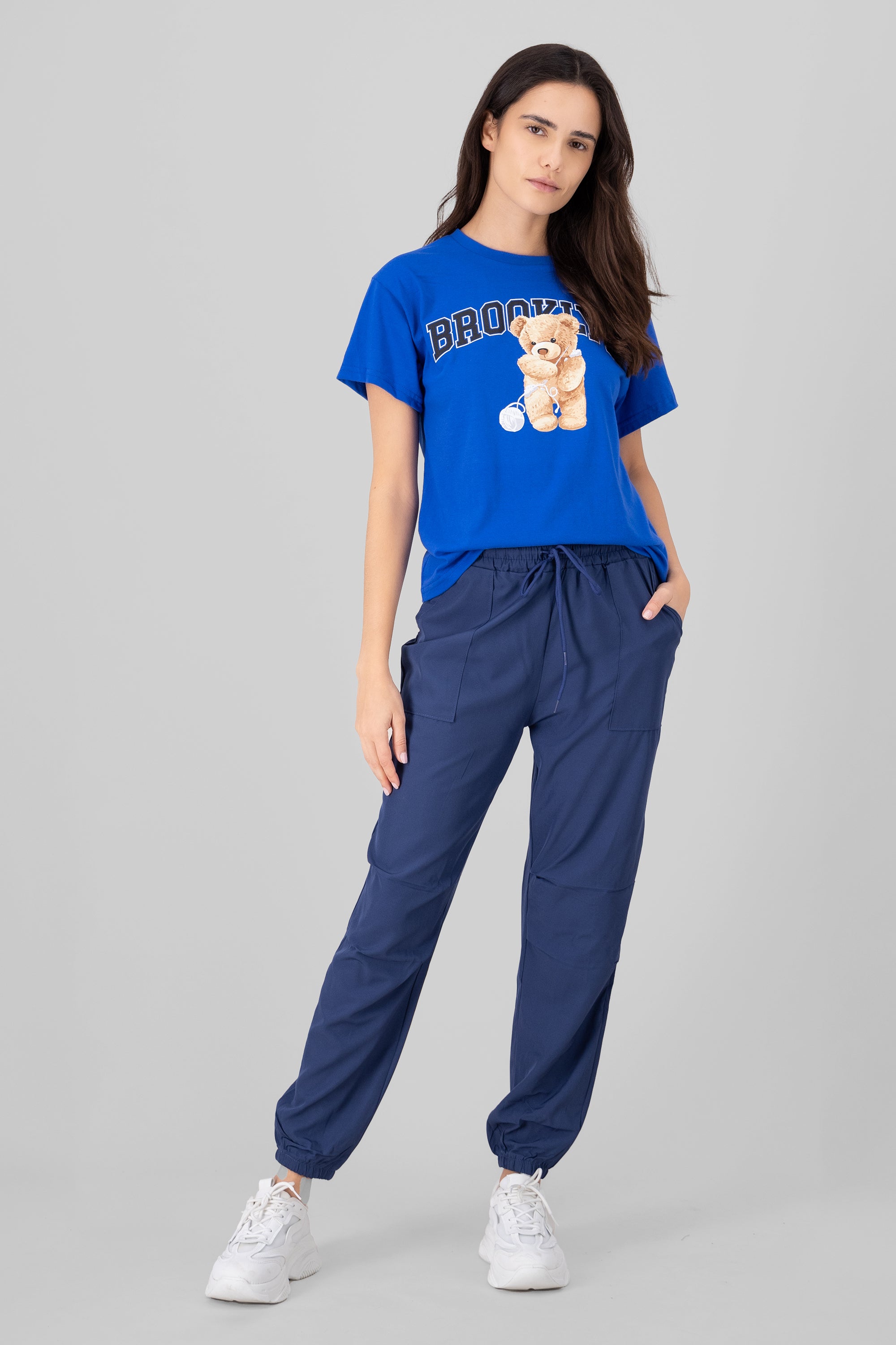 Joggers parachute AZUL PATO