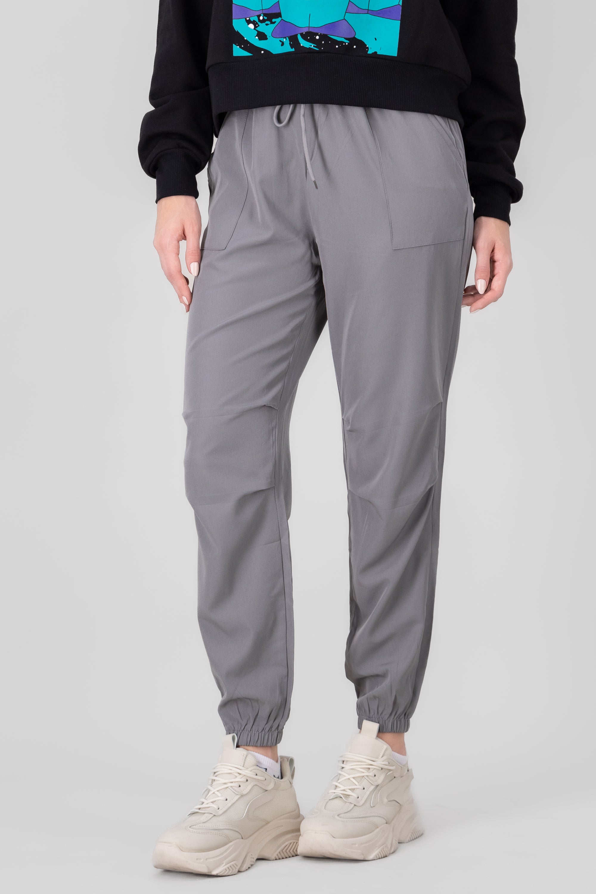 Joggers parachute GRIS OBSCURO