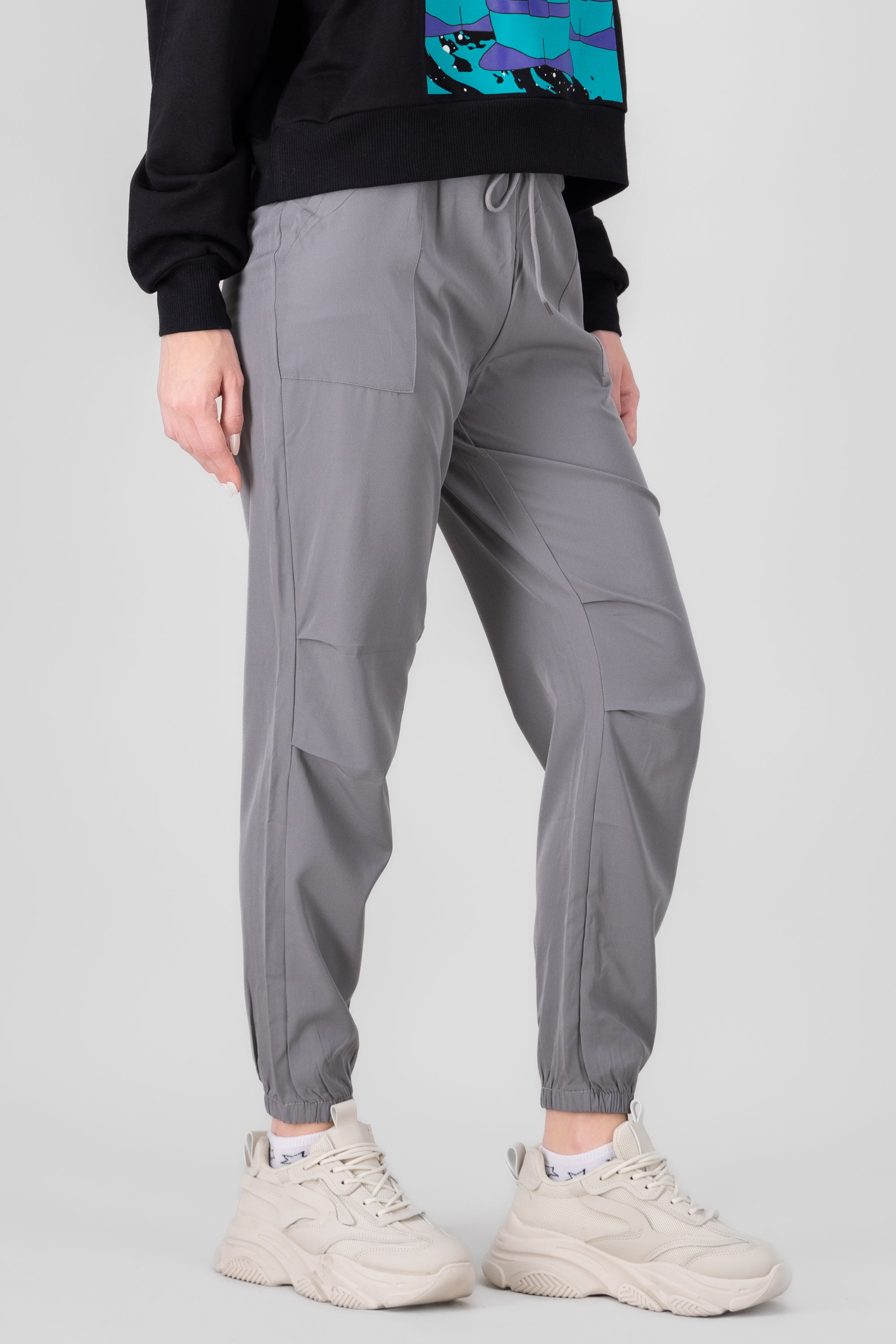 Joggers parachute GRIS OBSCURO