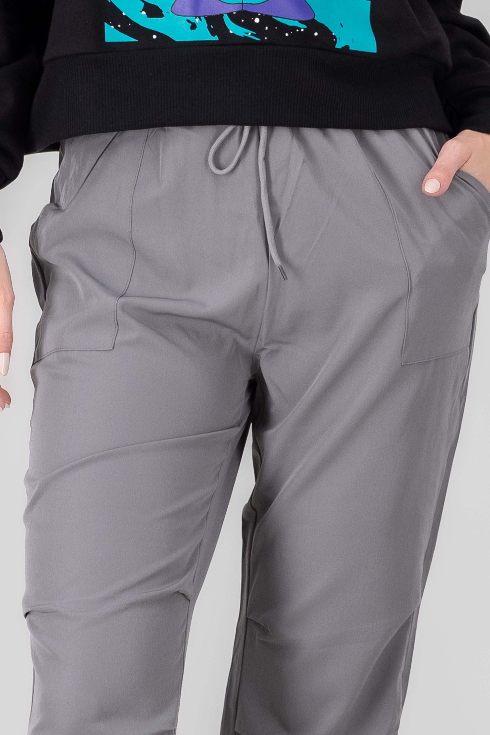 Joggers parachute GRIS OBSCURO