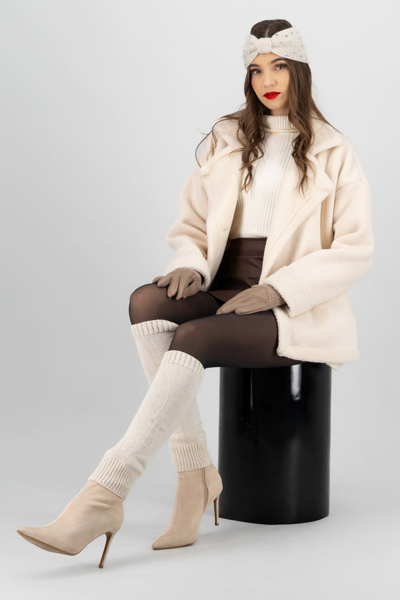 Calentadores detalle lurex