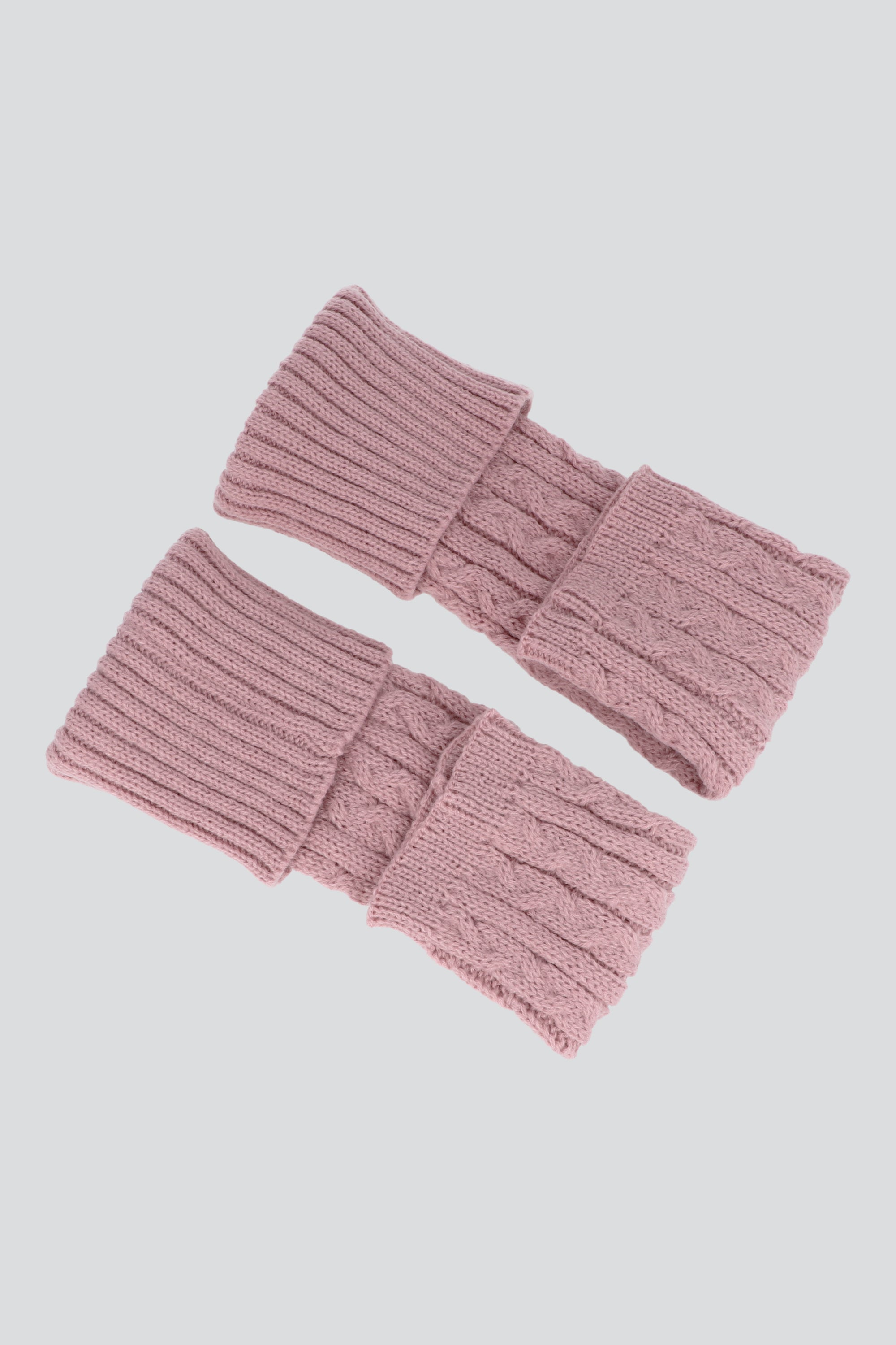 Calentadores sencillos trenza PALO DE ROSA