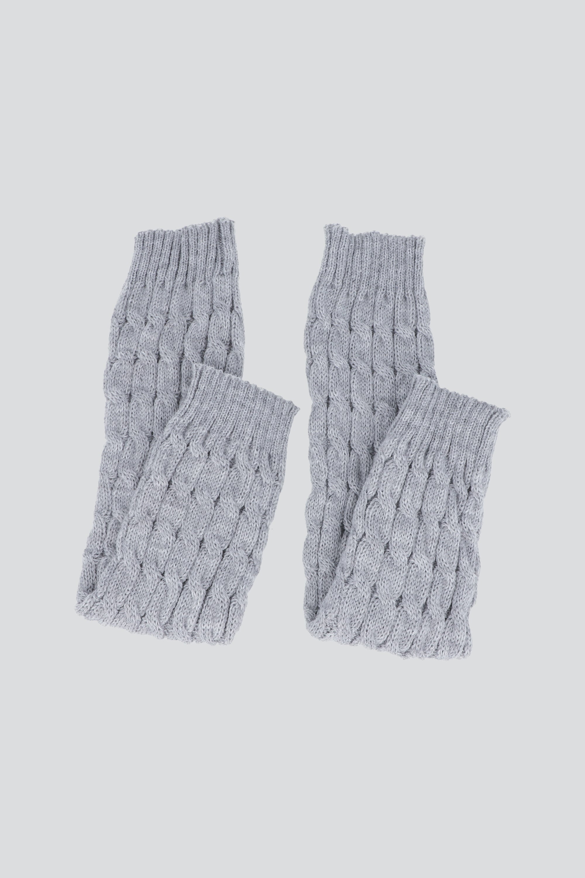 Calentadores trenza color GRIS