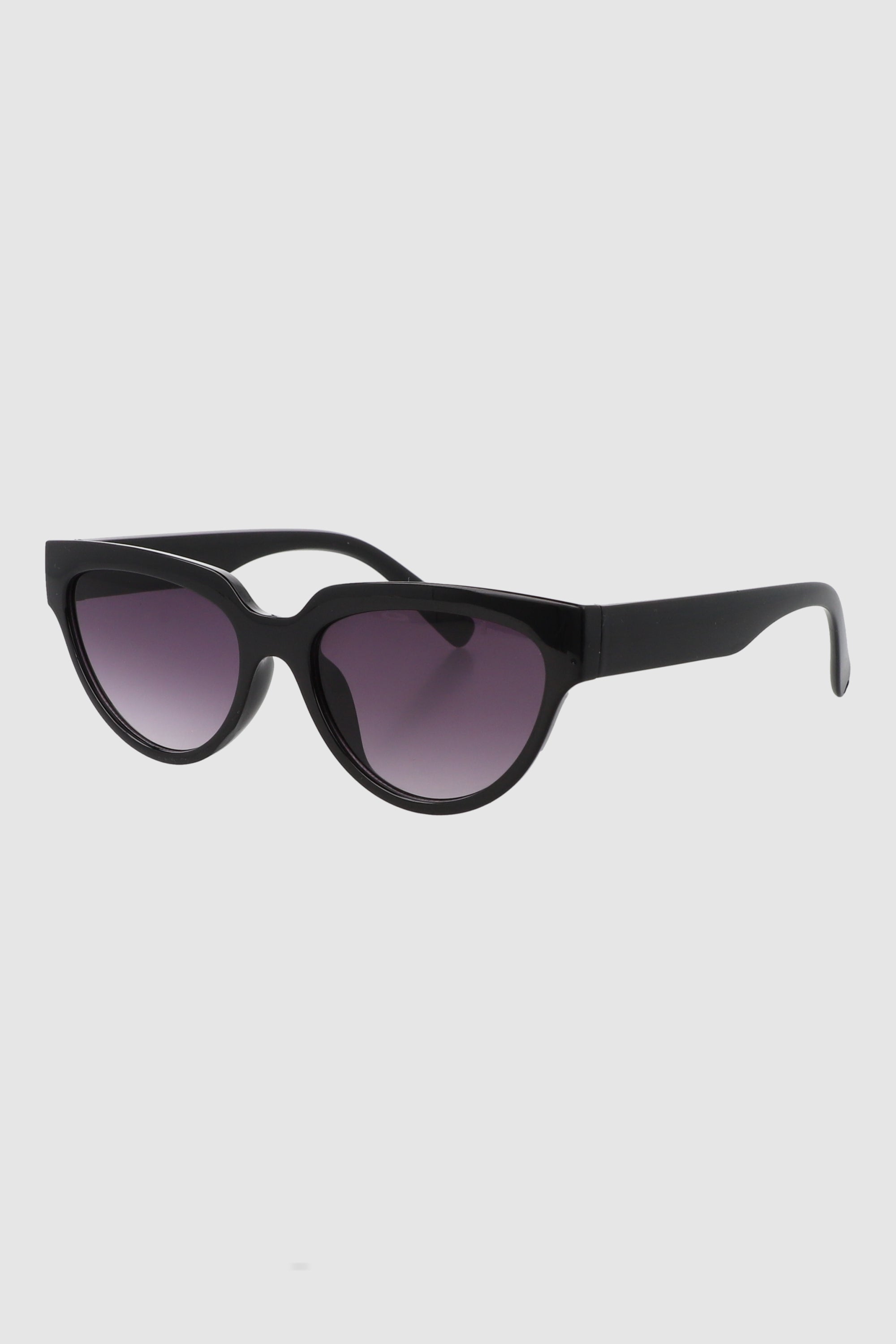 Lentes circulares cateye NEGRO