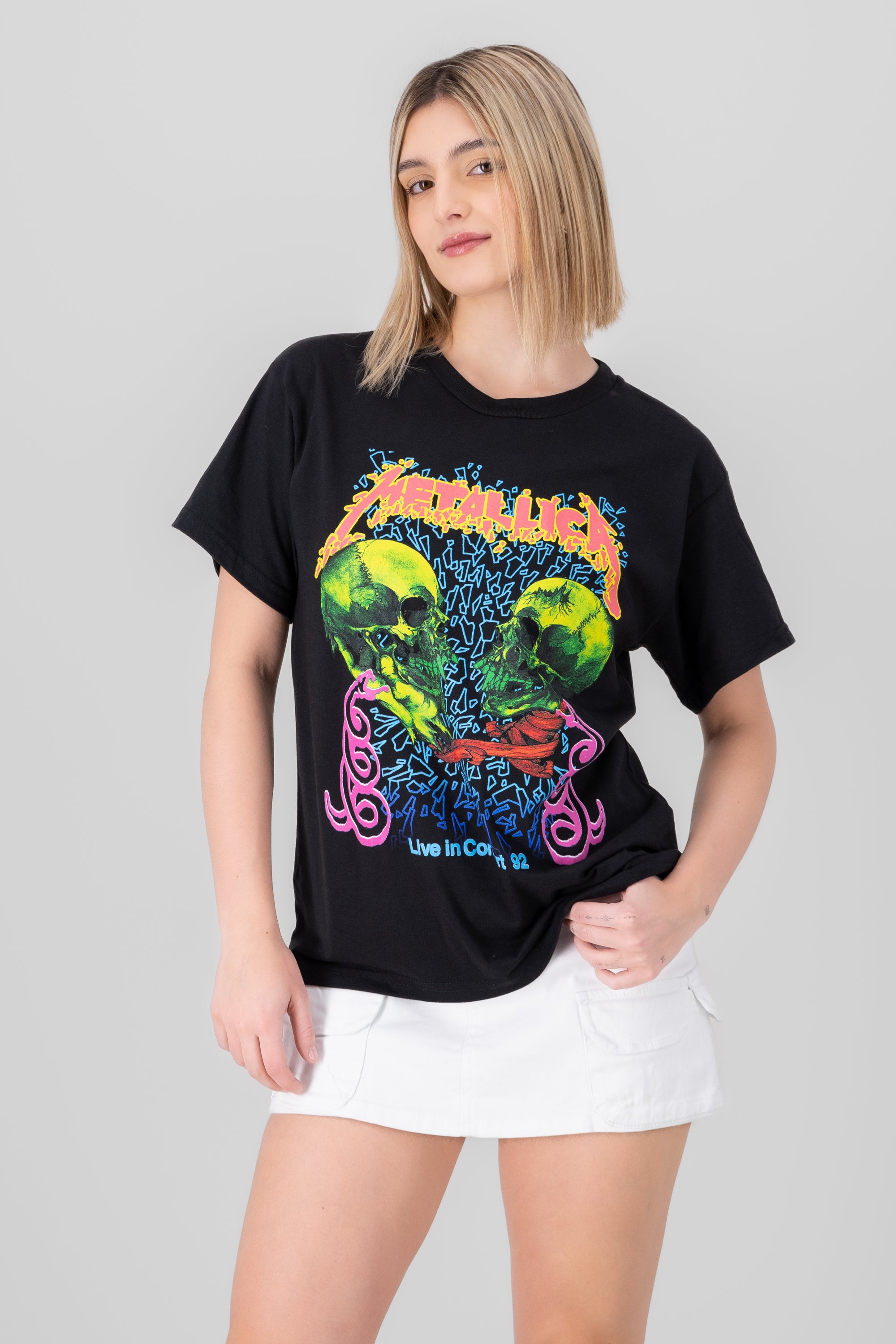blusas de metallica para mujer