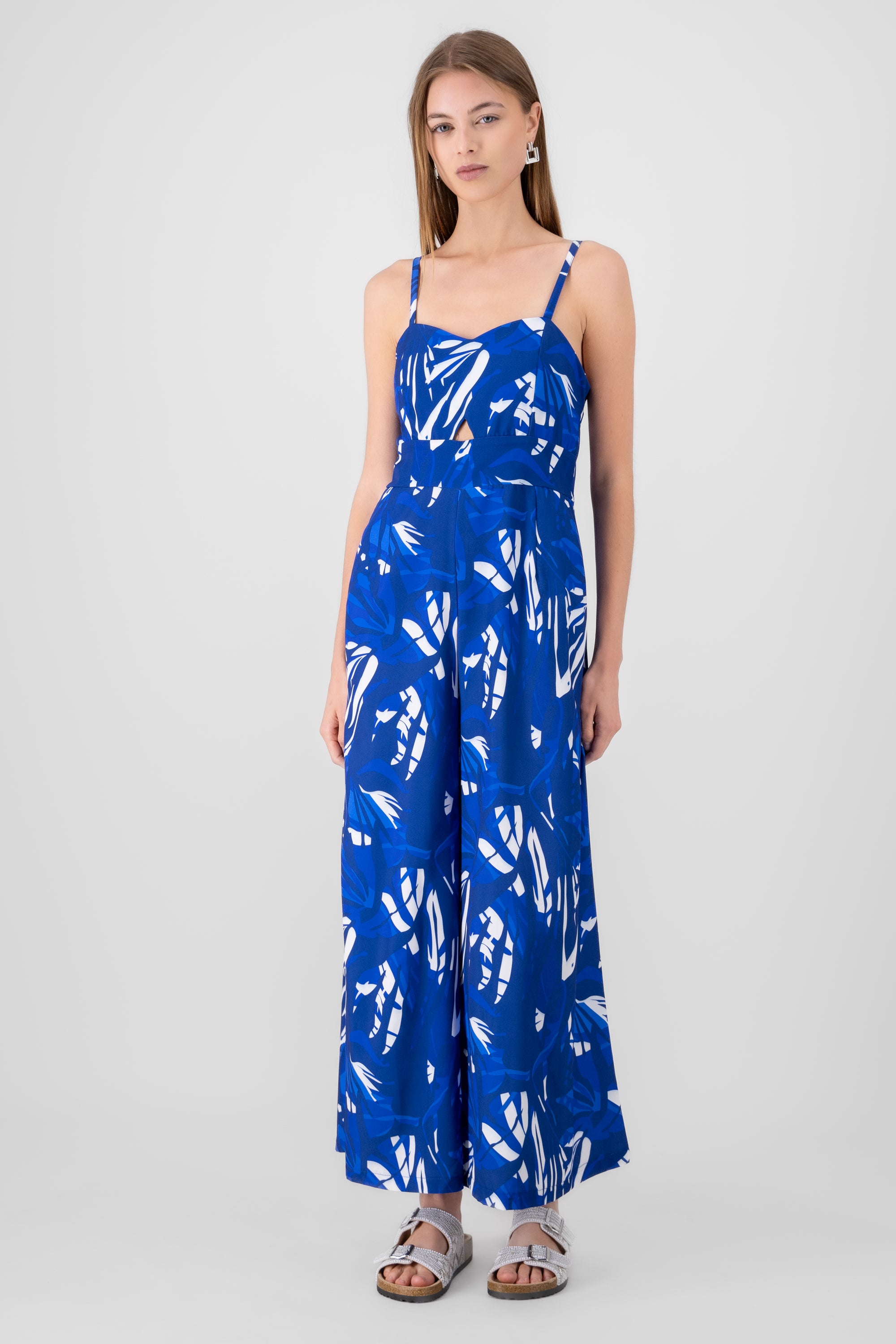 Jumpsuit Estampado Tropical AZUL COMBO