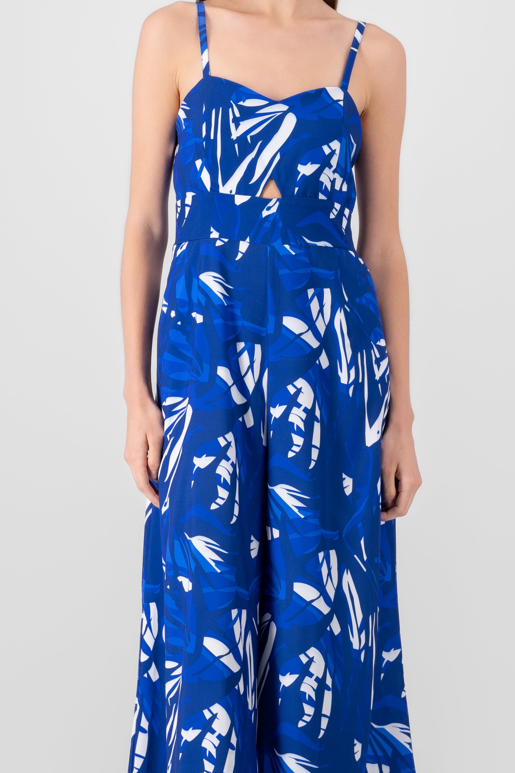 Jumpsuit Estampado Tropical AZUL COMBO