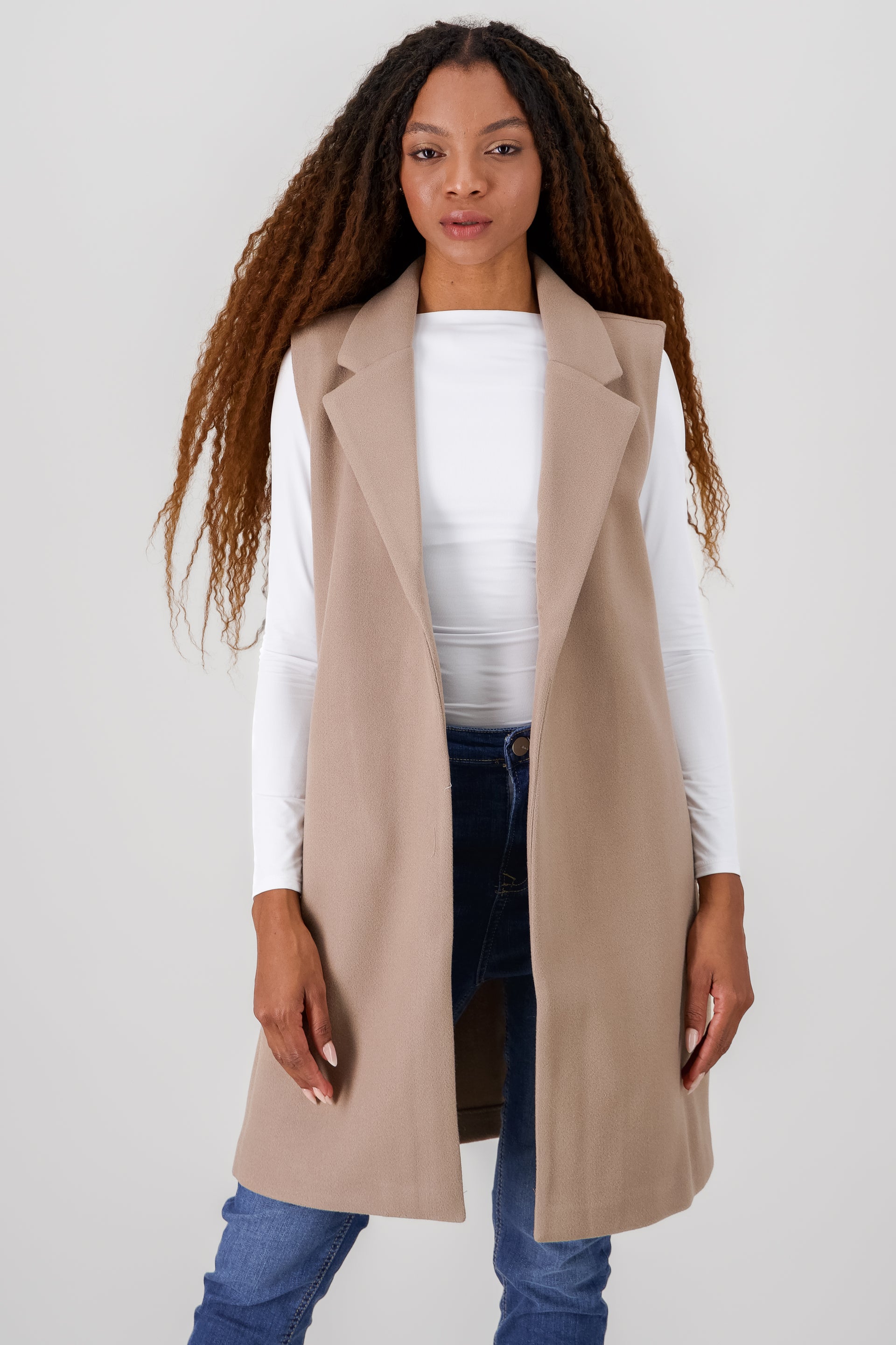 Outfit Chaleco Cafe Mujer Outfit Chaleco Peluche Chaleco Lady Sun