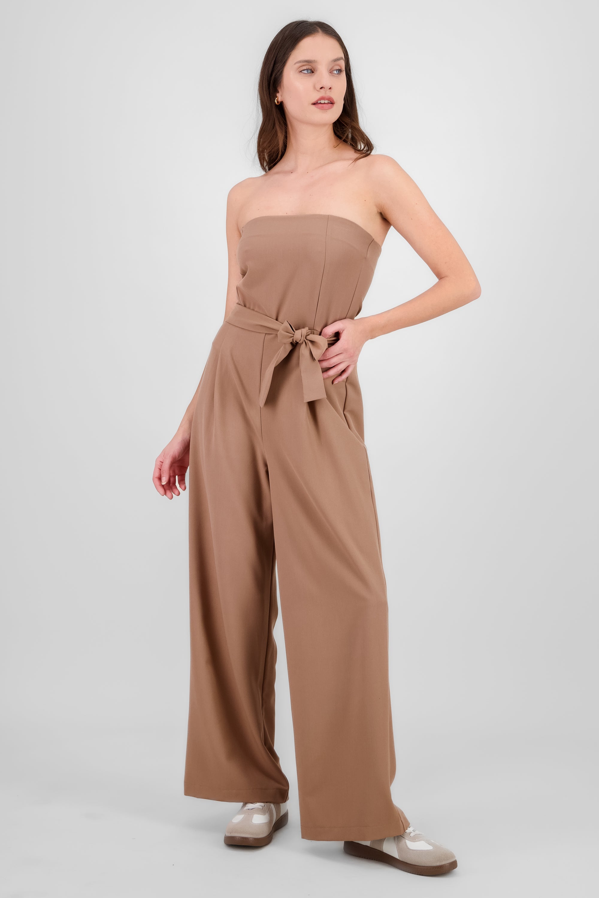 Jumpsuit strapless sastreado CAFE