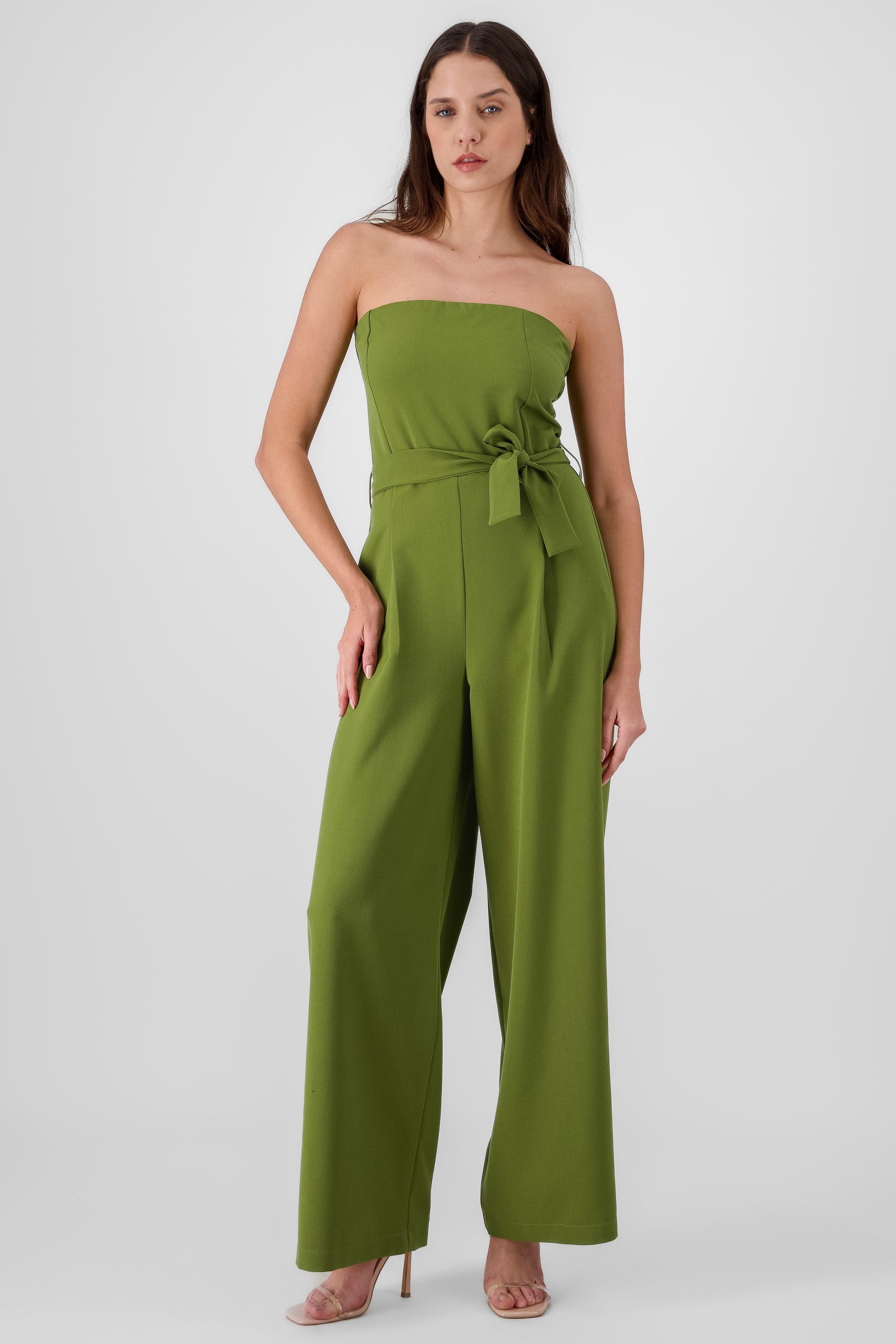 Jumpsuit strapless sastreado OLIVO