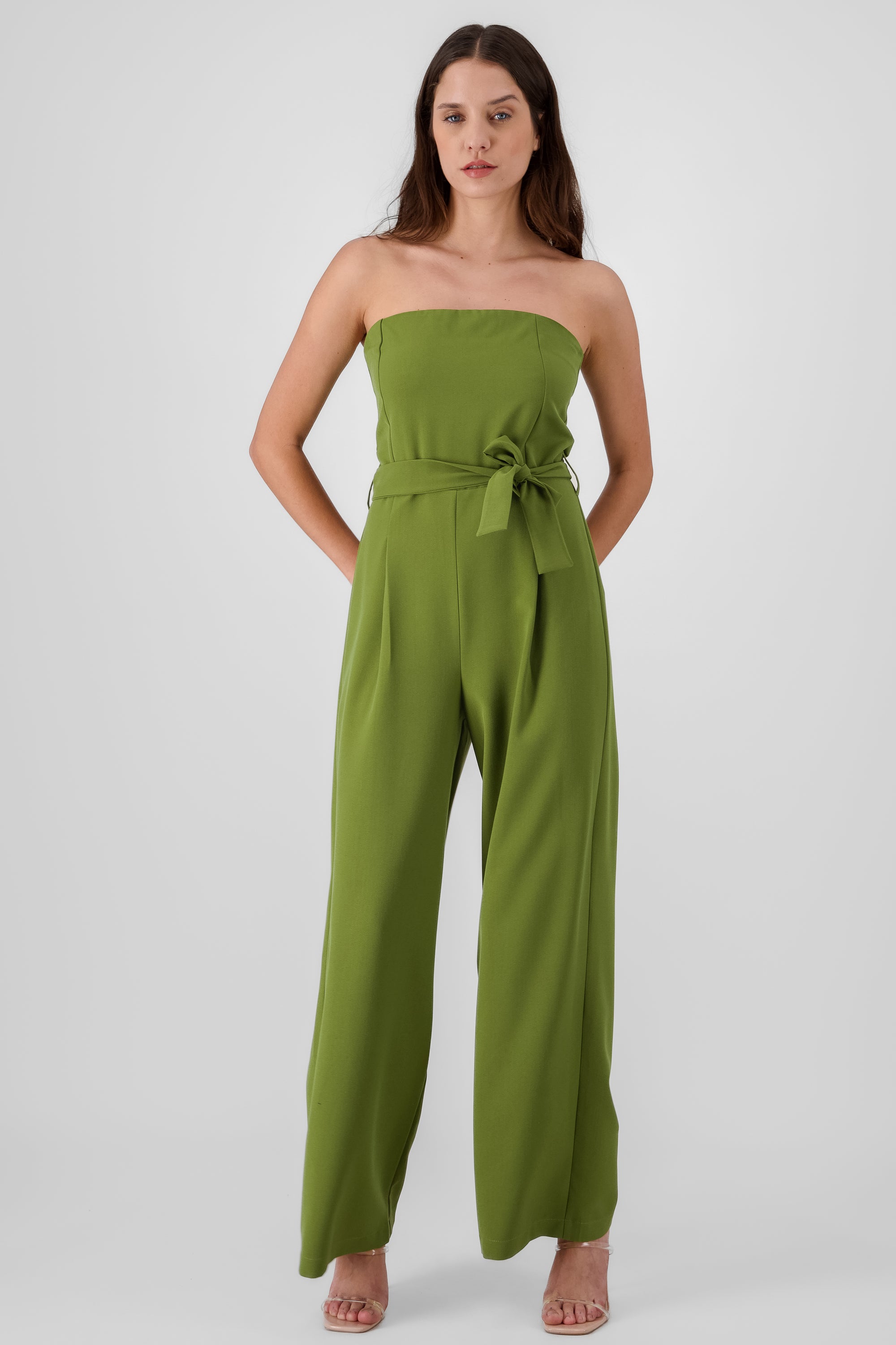 Jumpsuit strapless sastreado OLIVO