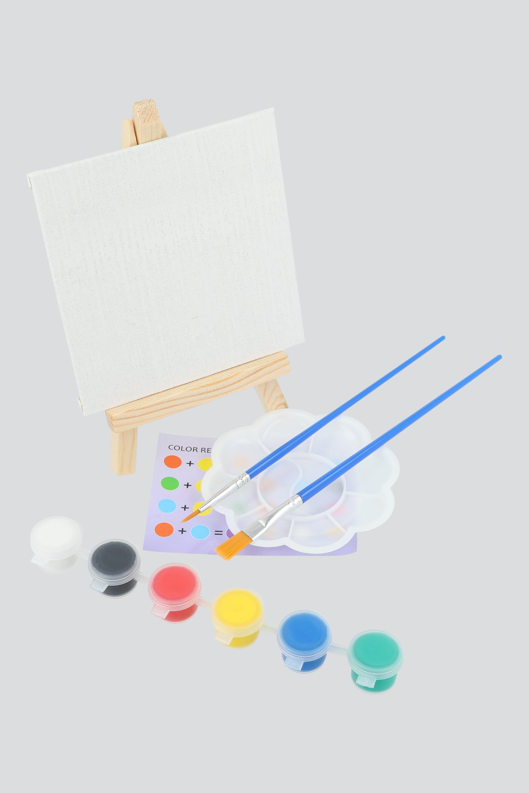Set DIY mini caballete pintura MULTICOLOR