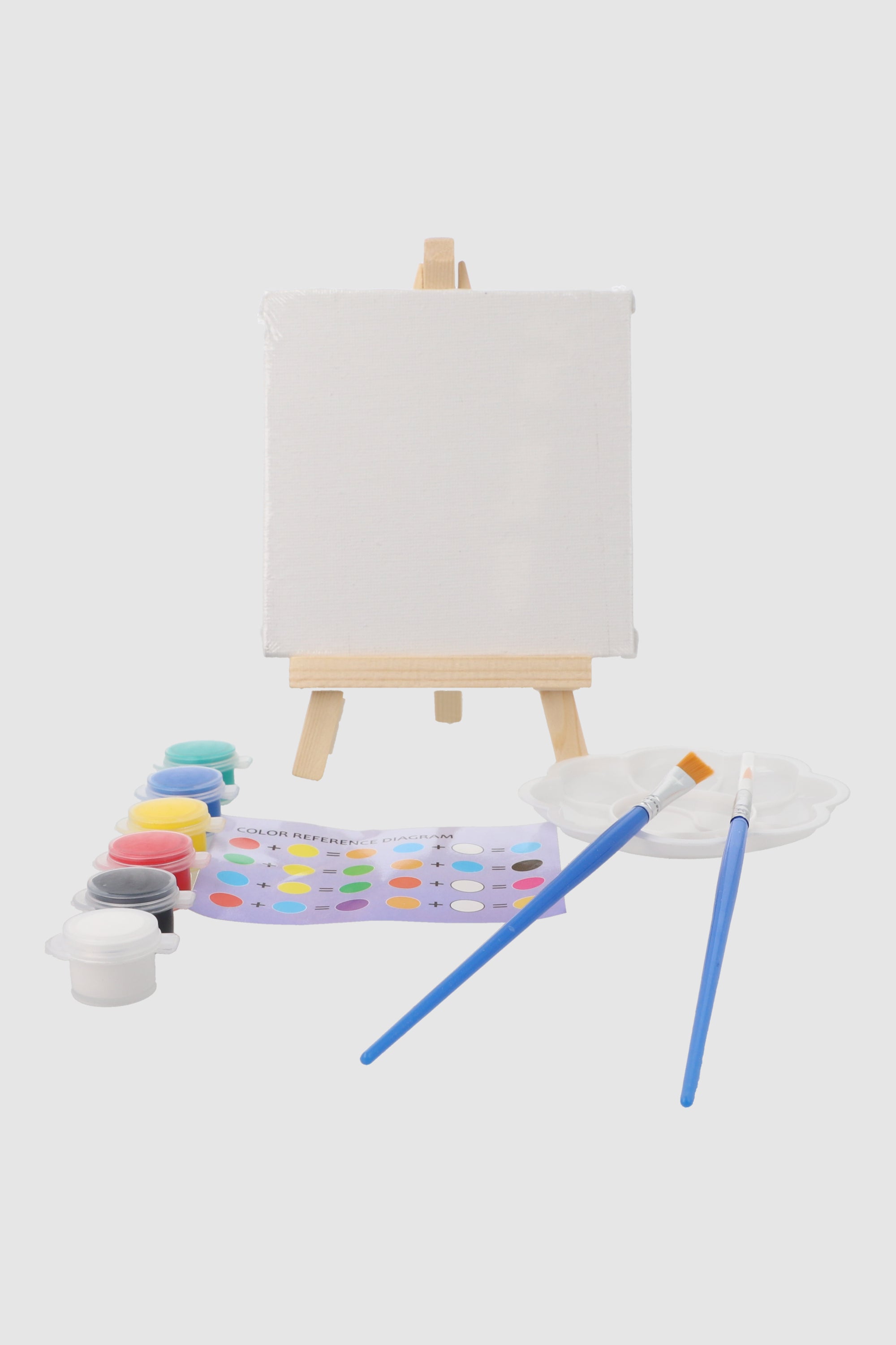 Set DIY mini caballete pintura MULTICOLOR