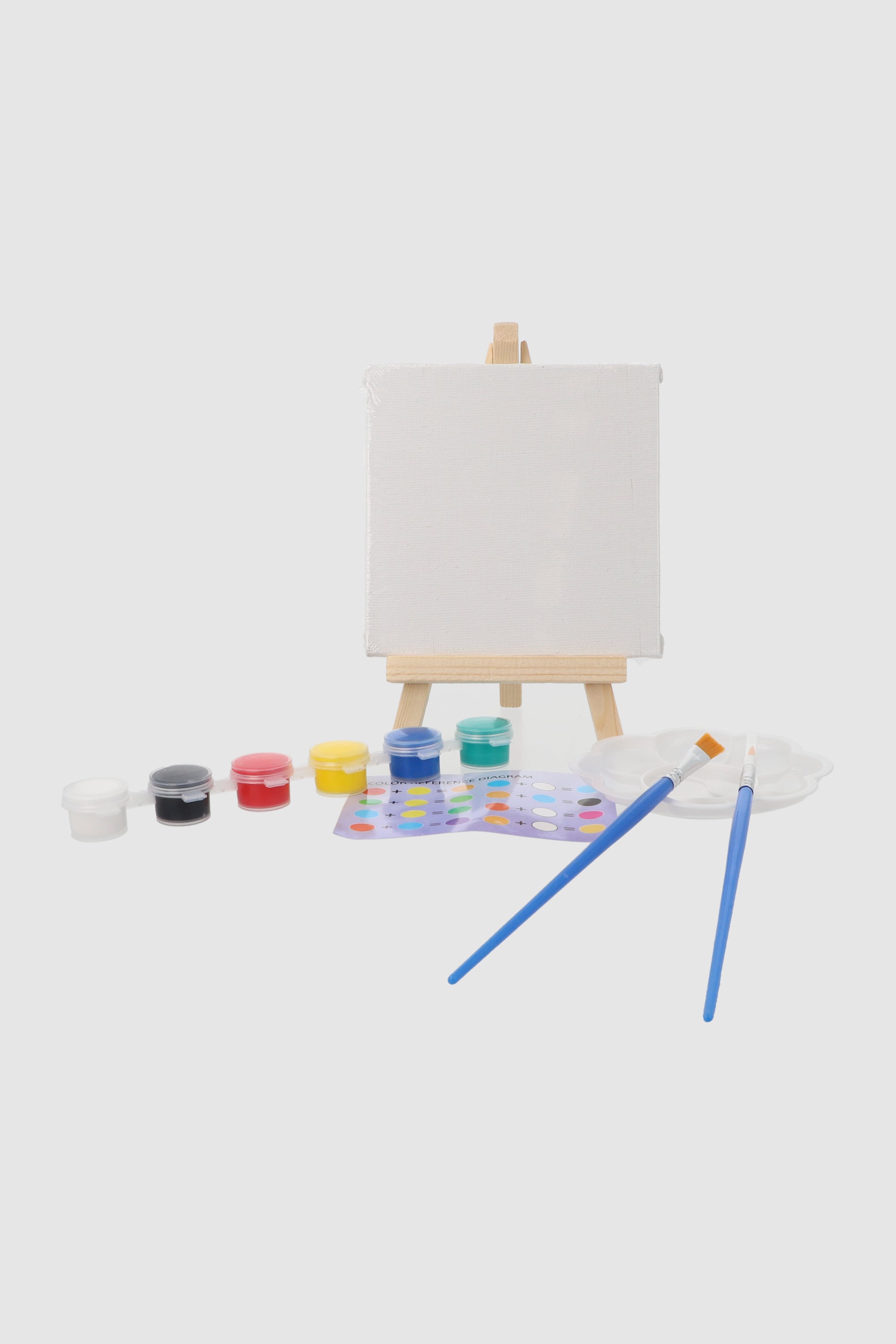 Set DIY mini caballete pintura MULTICOLOR