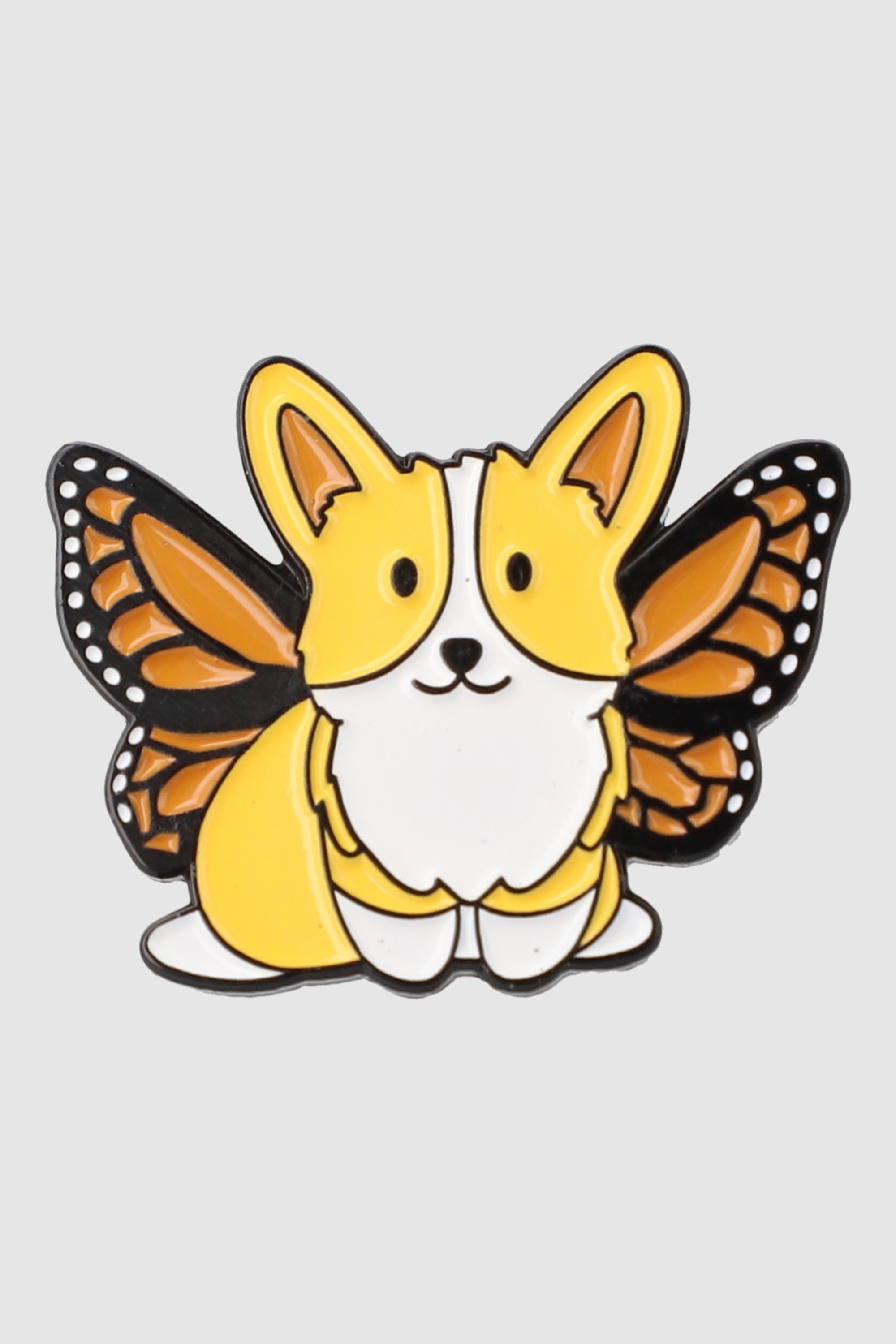 Pin corgi mariposa AMARILLO