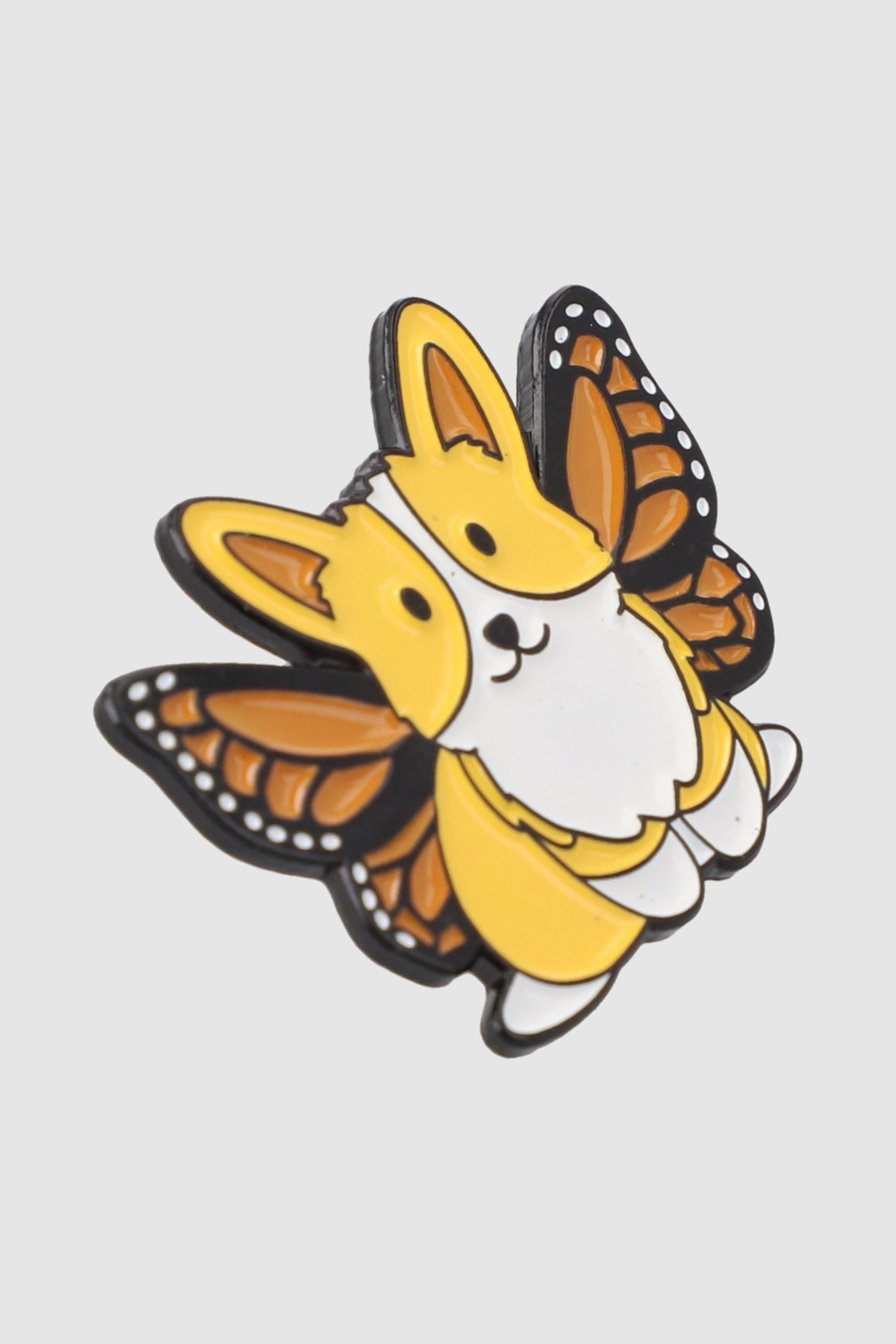 Pin corgi mariposa AMARILLO