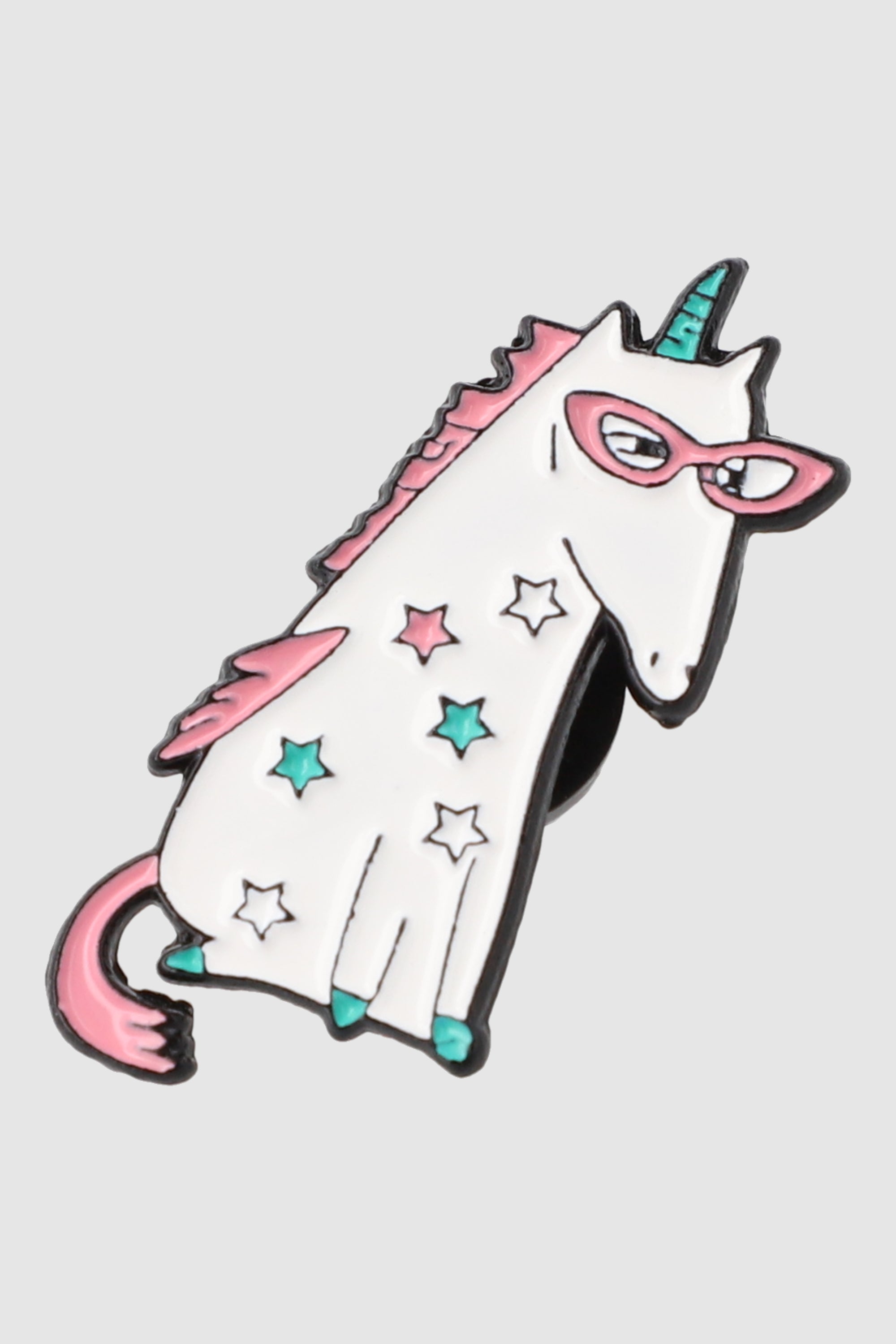 Pin unicornio estrellas BLANCO