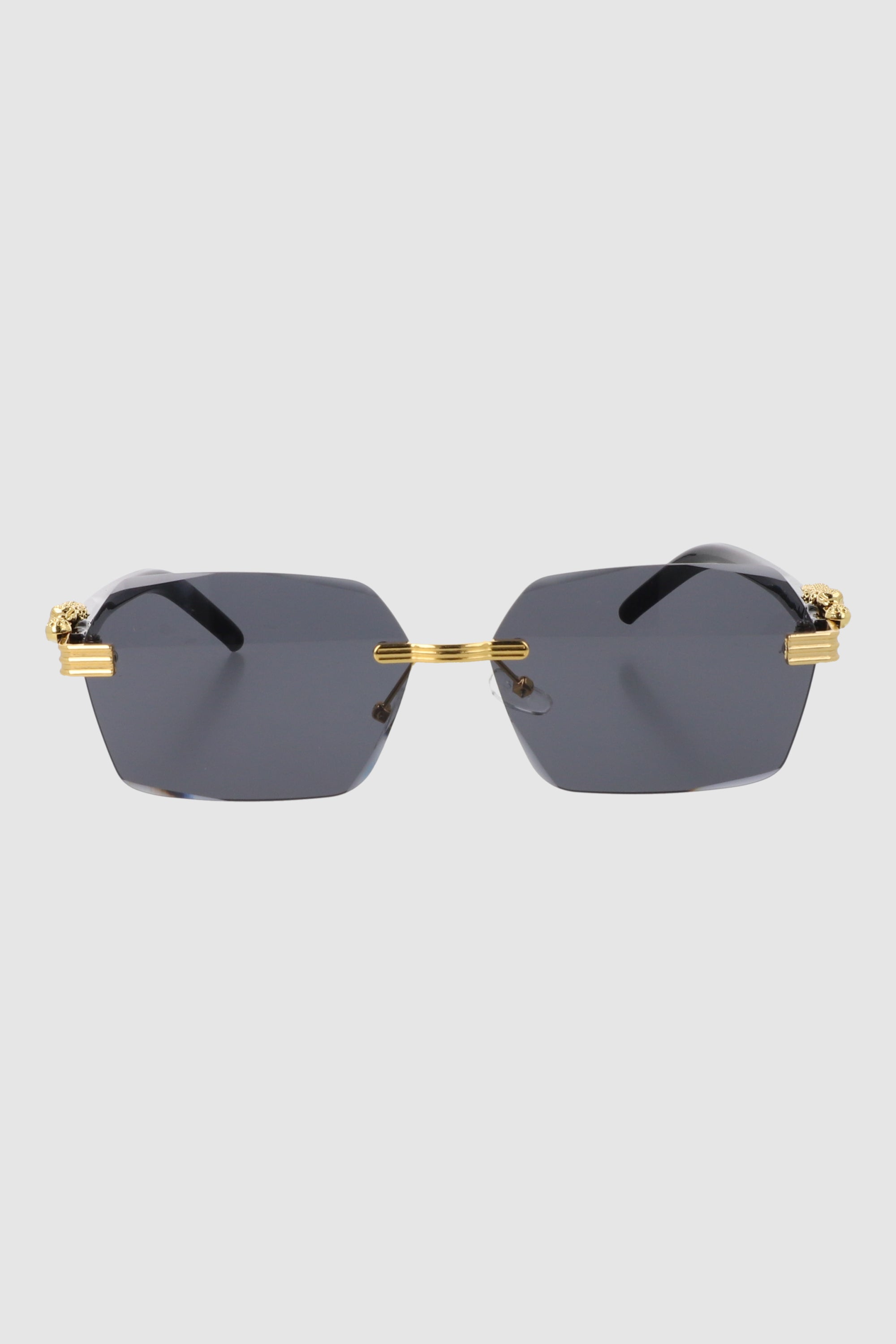 Lentes oversized rimeless NEGRO