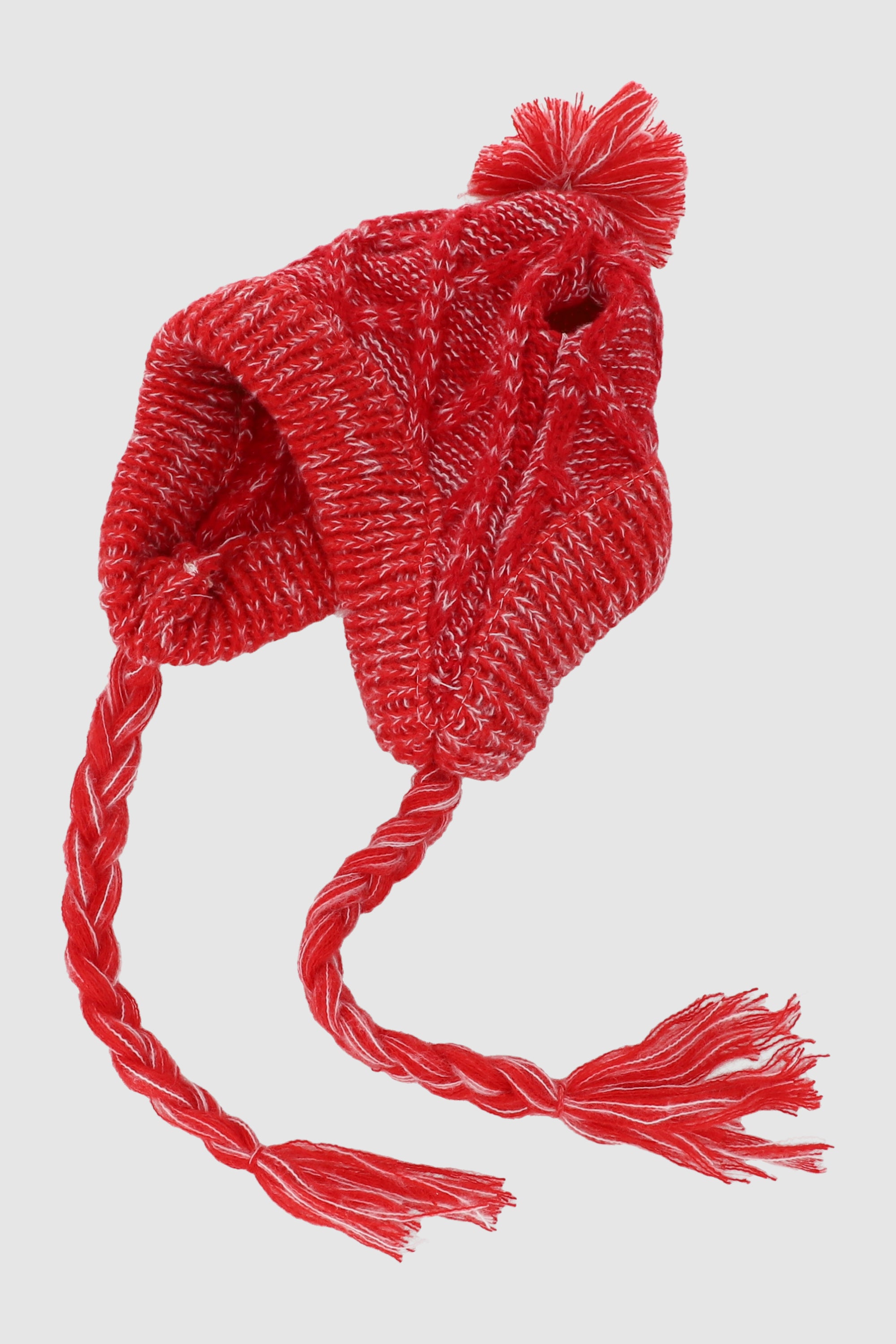 Gorro tejido para mascota ROJO