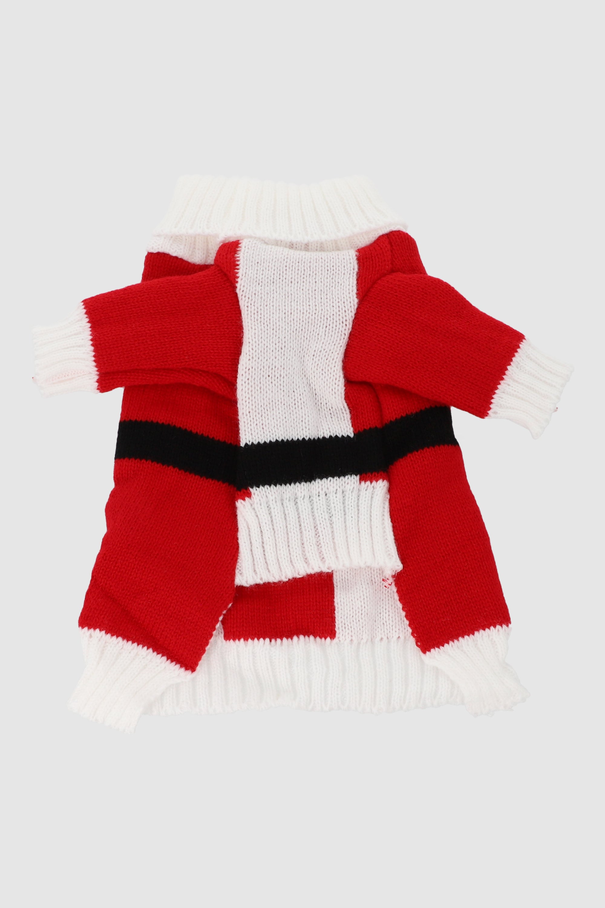 Sueter tejido santa para mascota ROJO