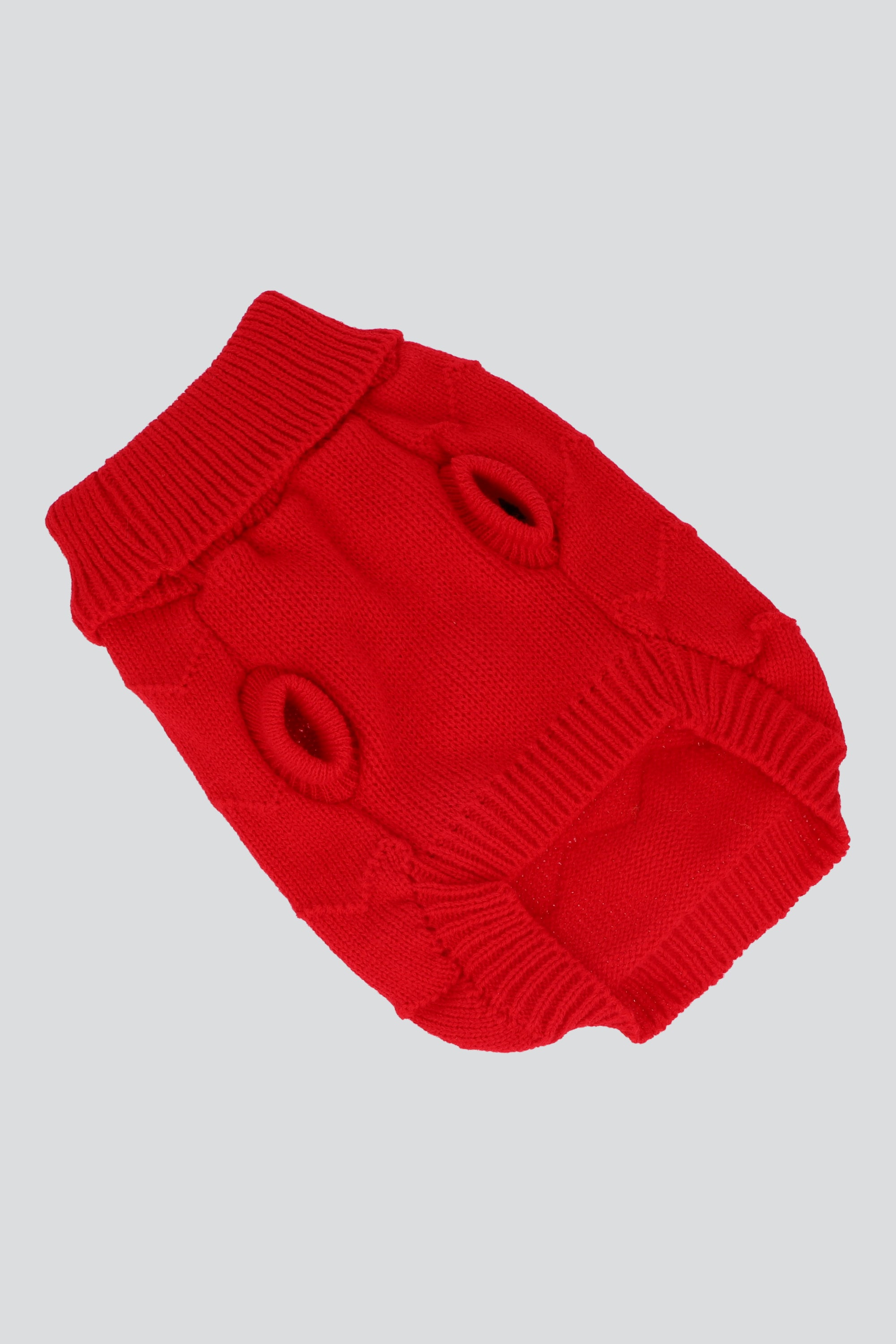 Sueter mascota pompones ROJO